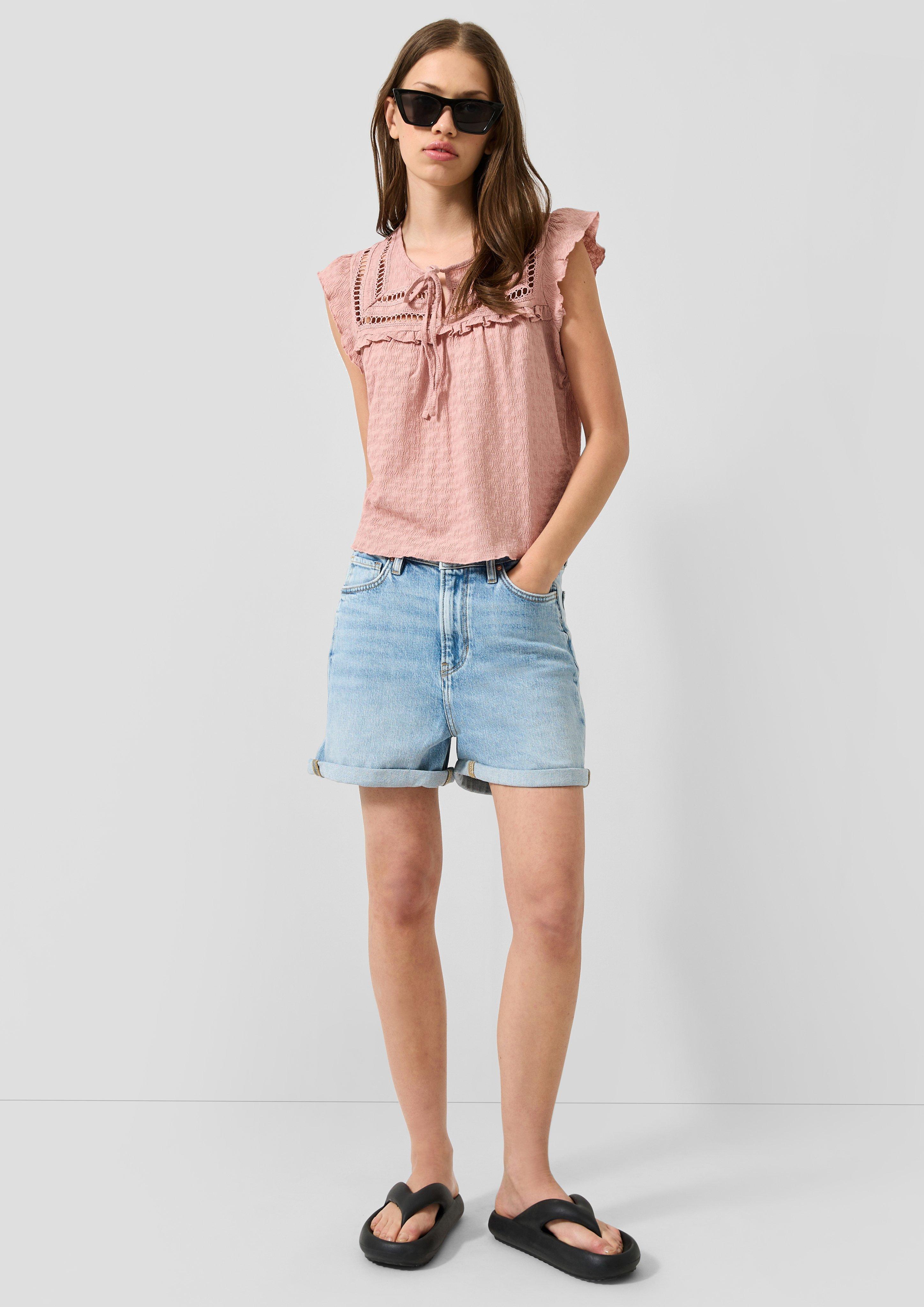 Femmes T-shirt en rose de QS