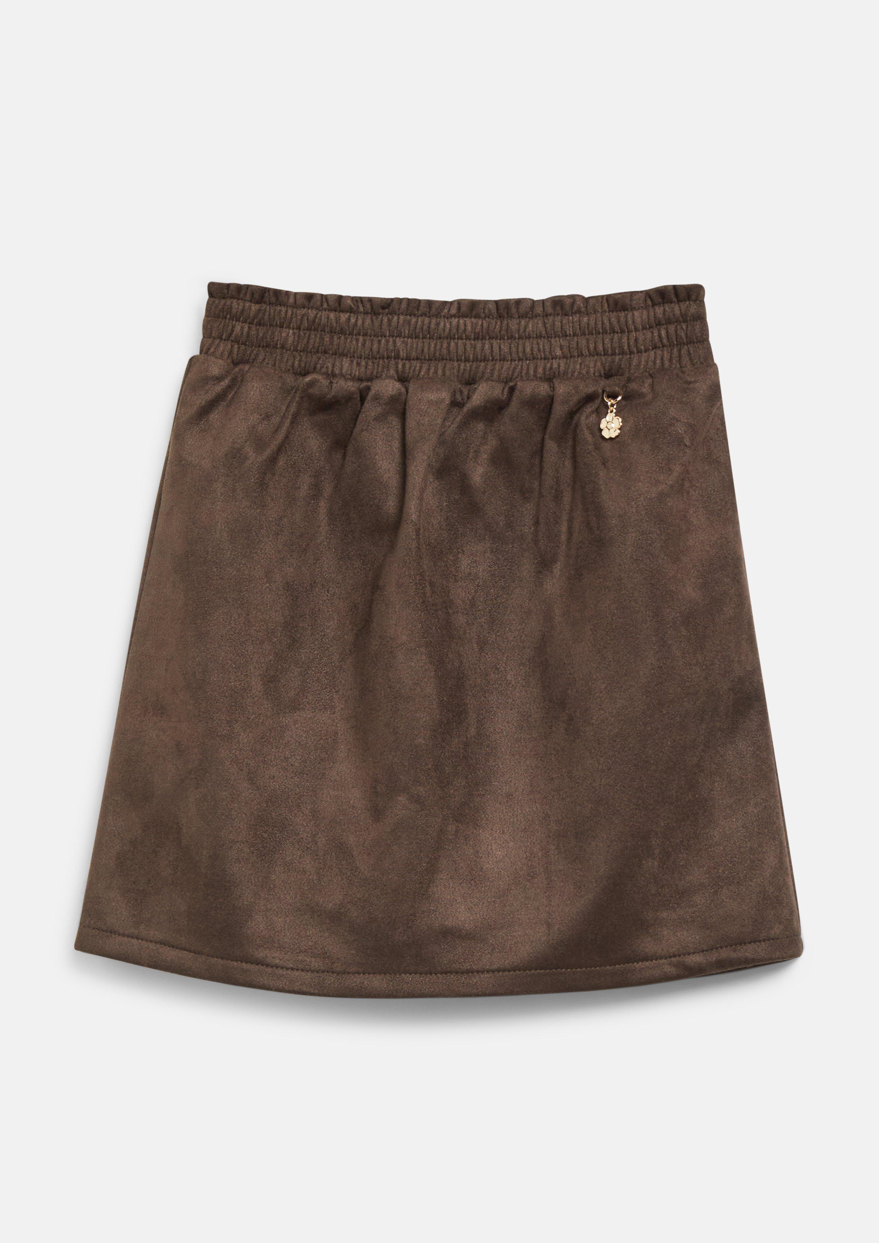 Kids Skirt in dark brown by s.Oliver