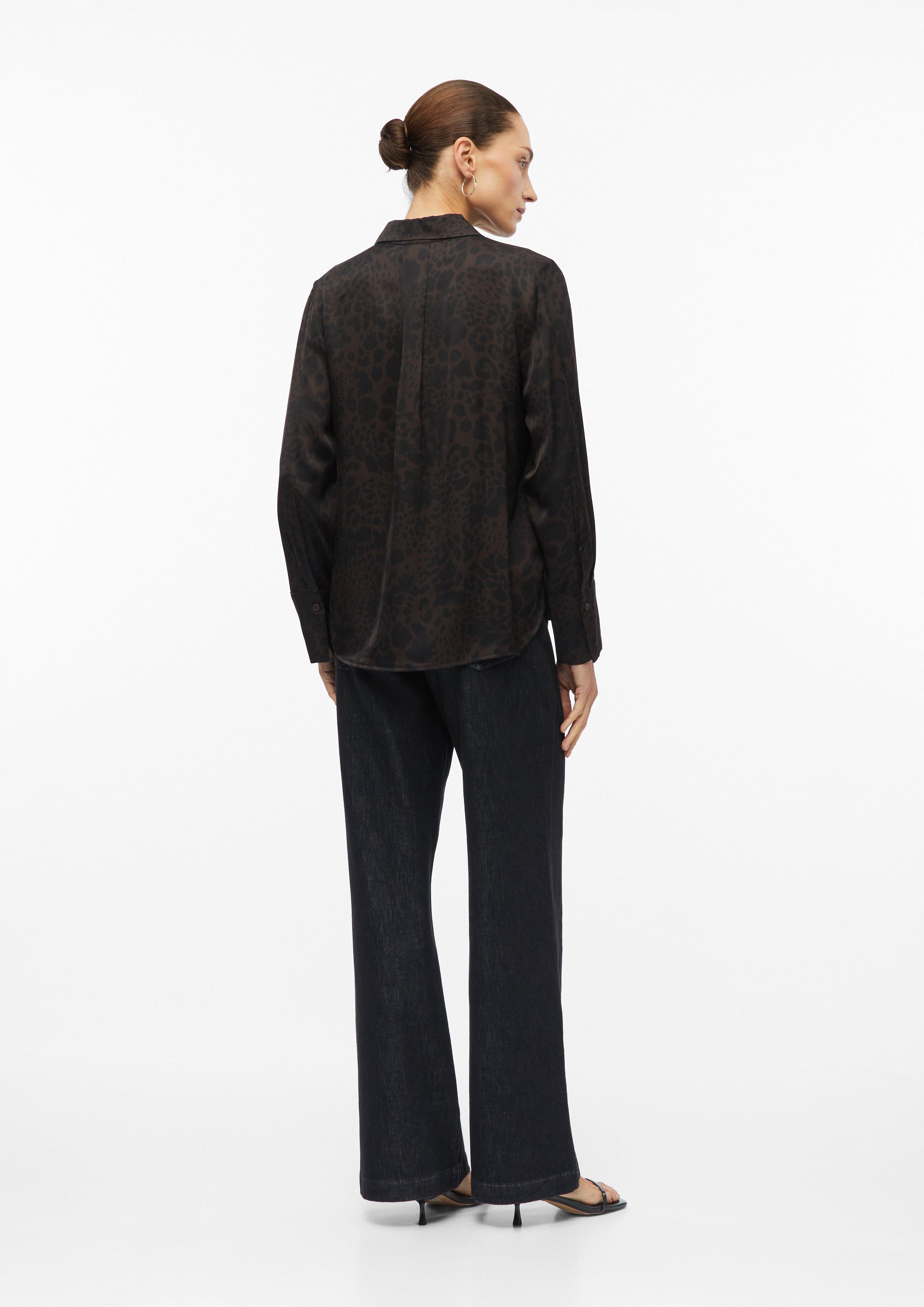 Dames Bluse in bruin van s.Oliver BLACK LABEL