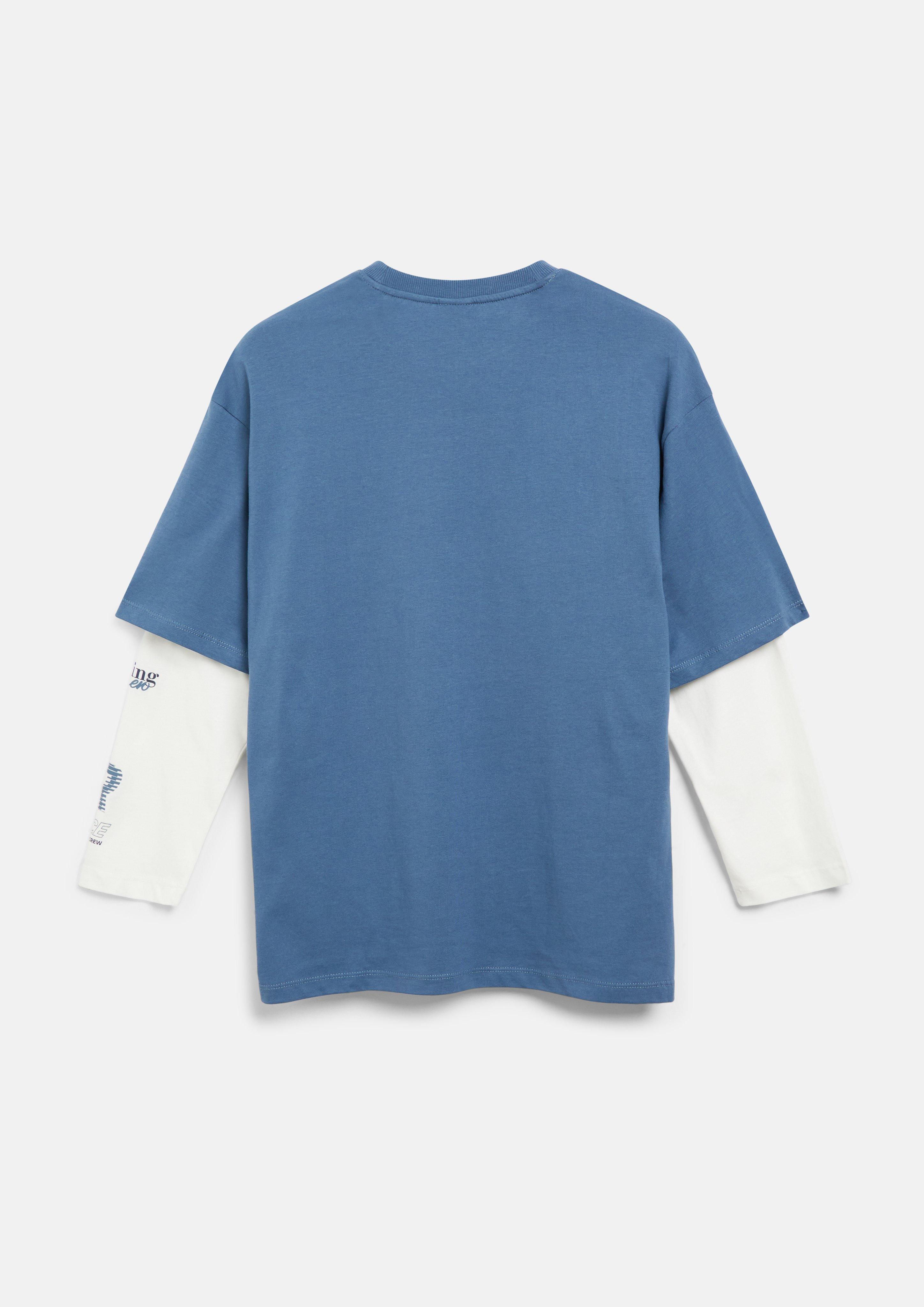Kinder T-Shirt in blau von s.Oliver
