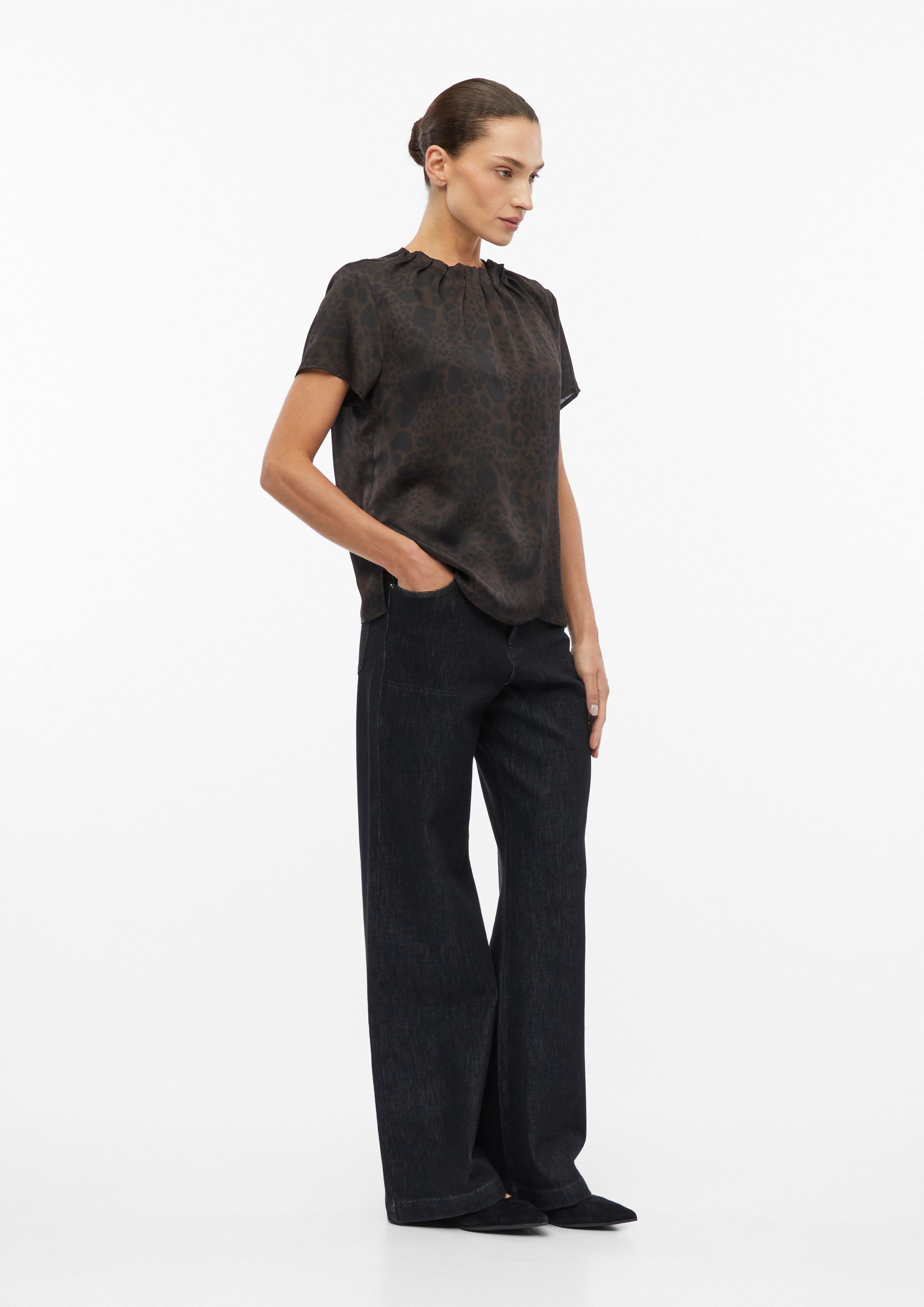 Dames Blouse in bruin van s.Oliver BLACK LABEL