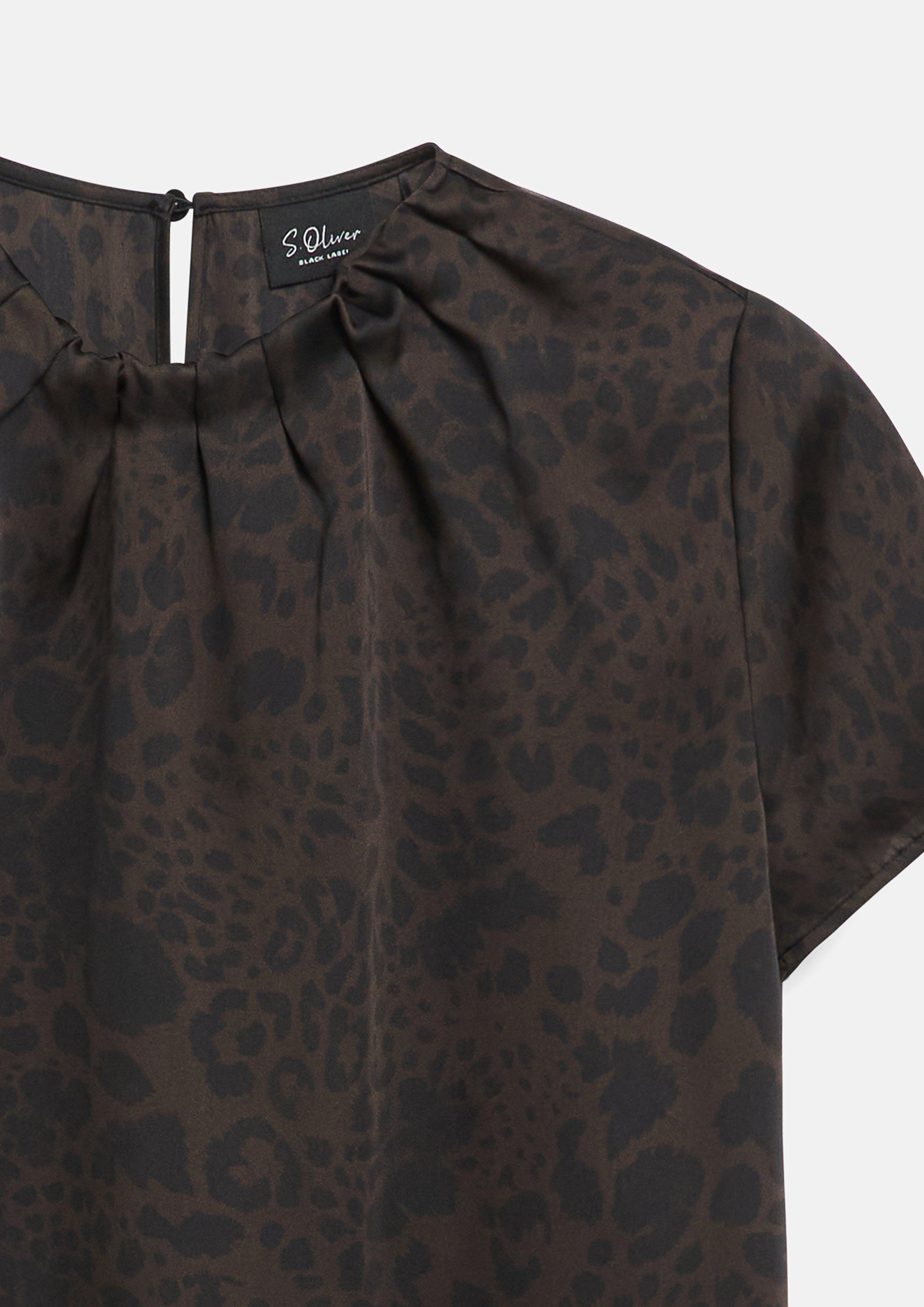 Dames Blouse in bruin van s.Oliver BLACK LABEL