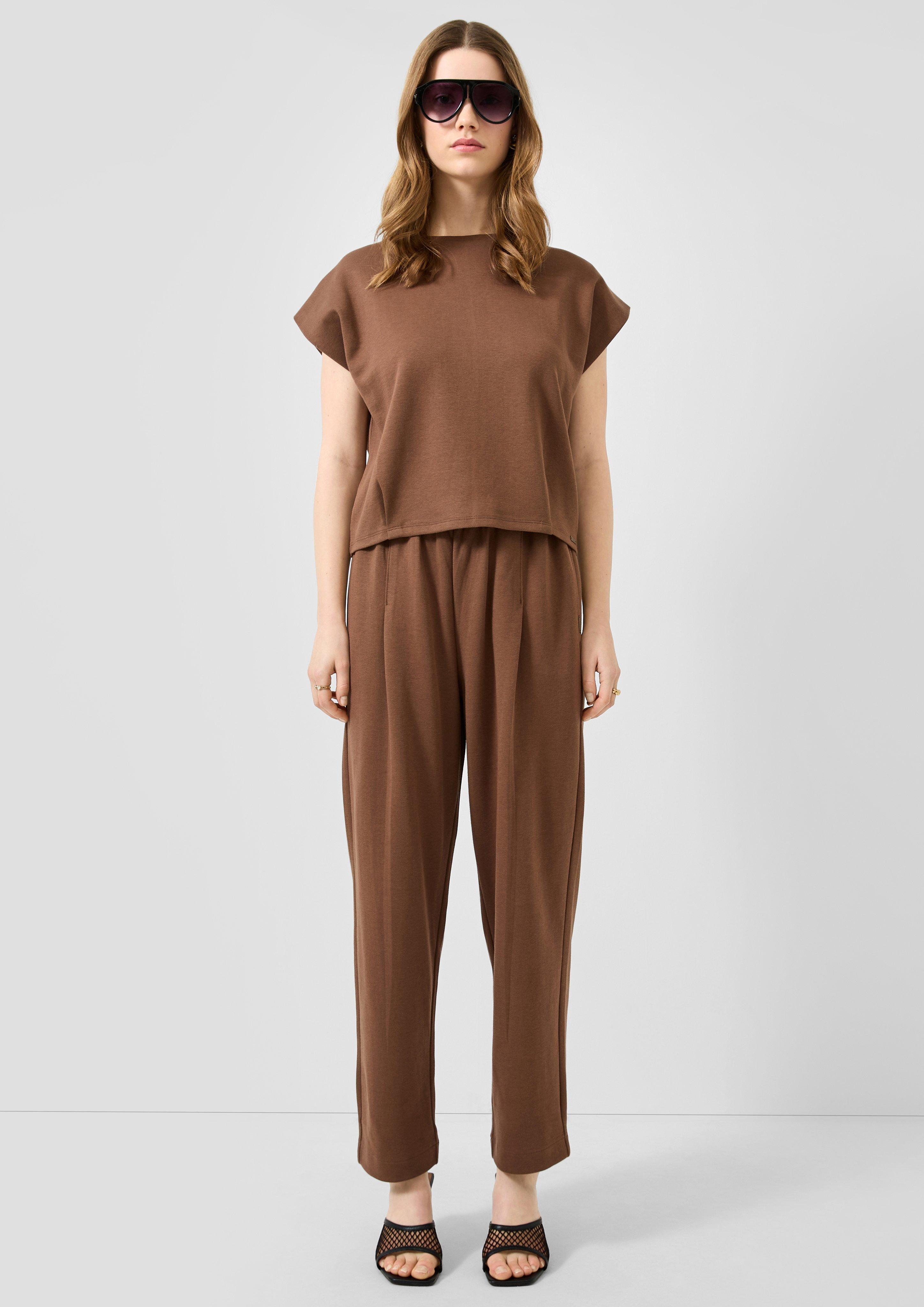 Damen Jogstyle-Hose aus Interlockjersey in  von QS