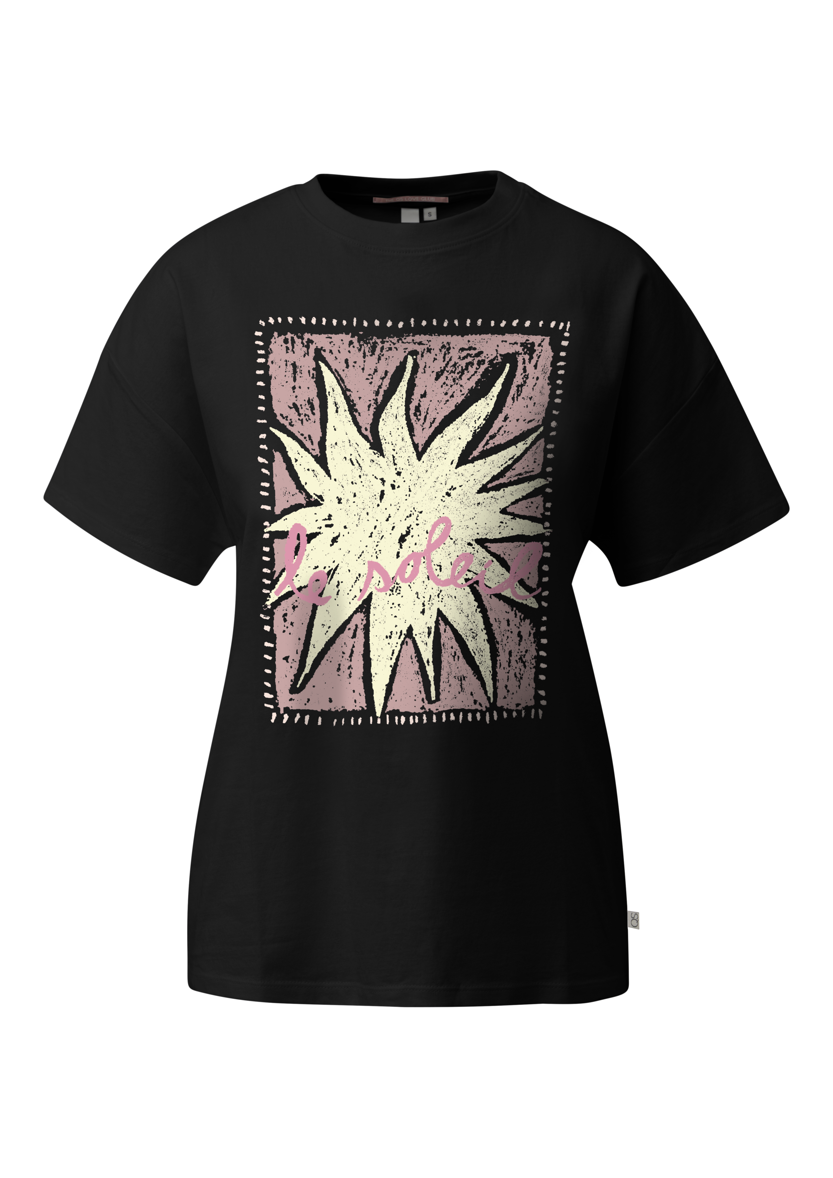 Katoenen shirt met frontprint