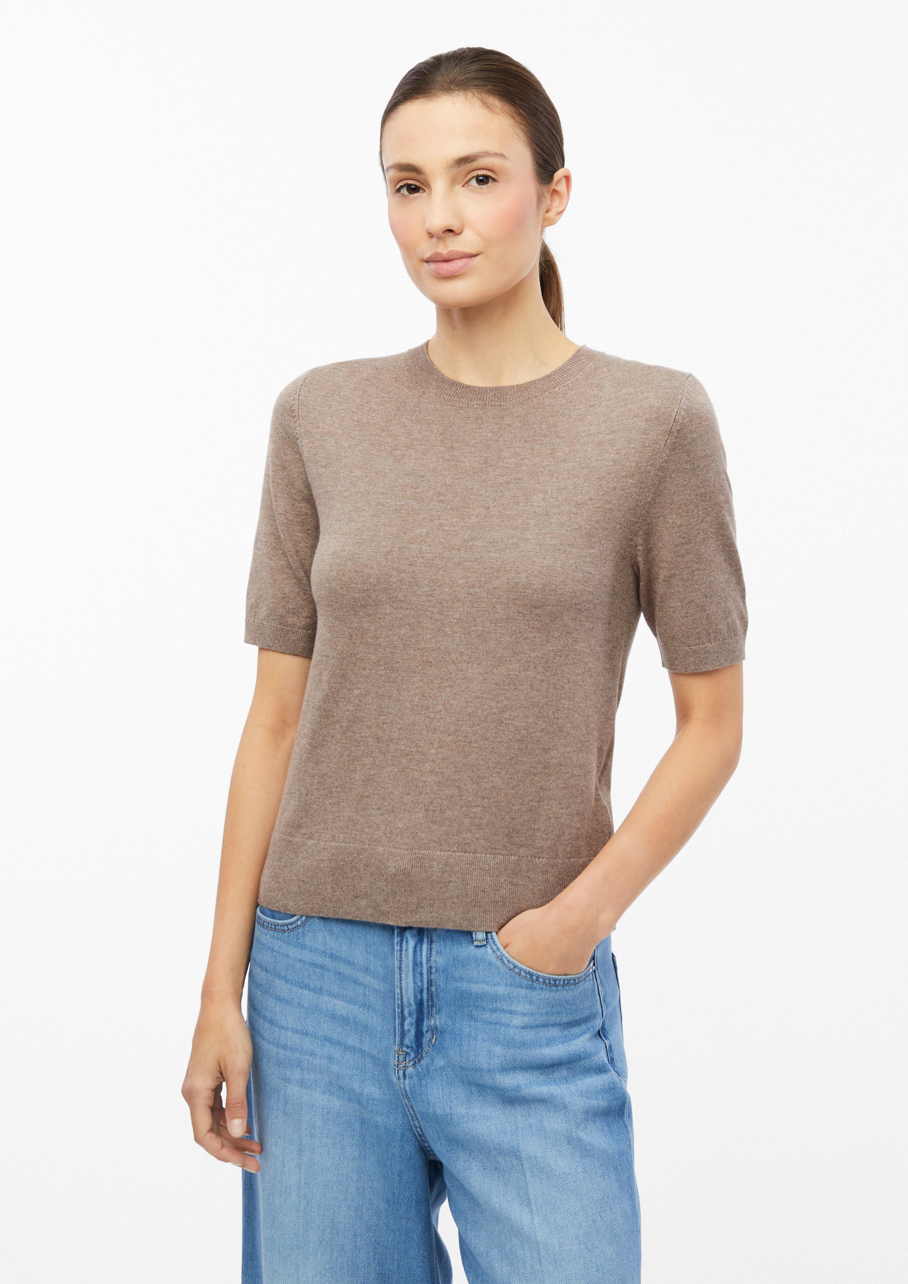 Kobiety Weicher Kurzarm-Strickpullover aus Viskosemix w kolorze  od s.Oliver