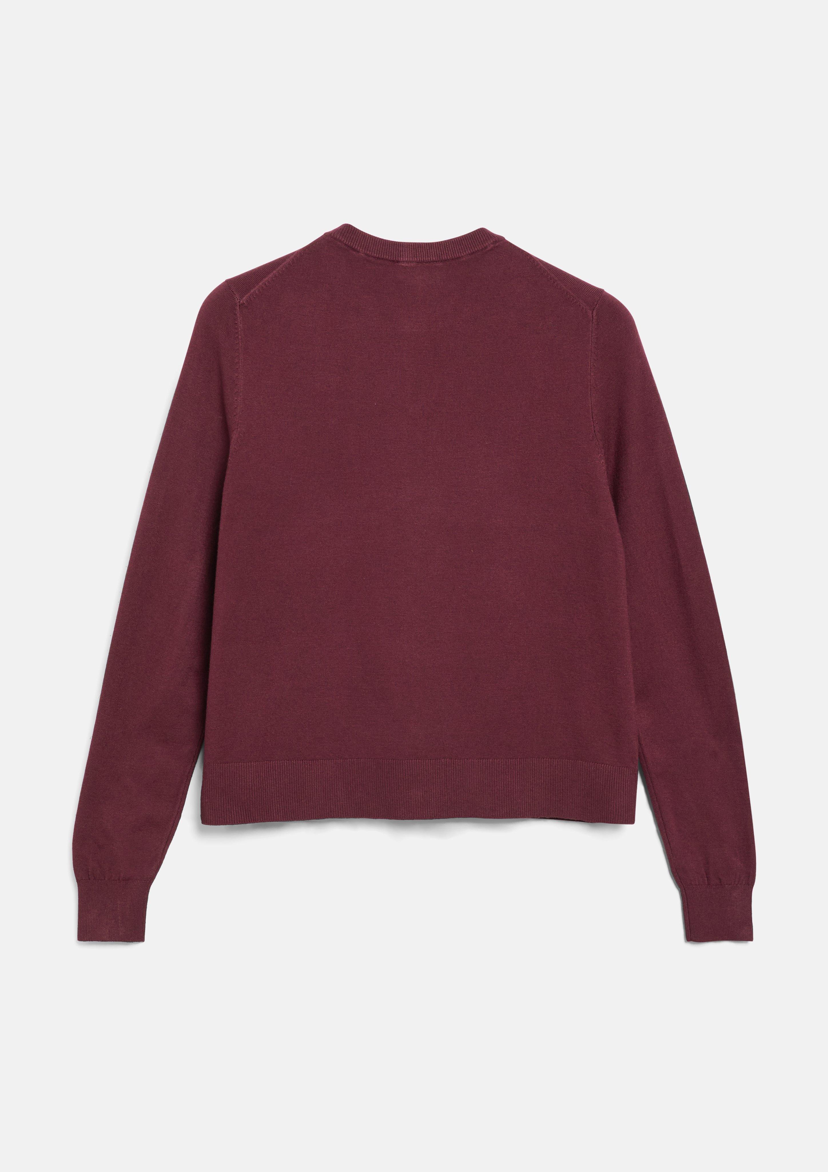 Dames Gebreid Vest in rood van s.Oliver
