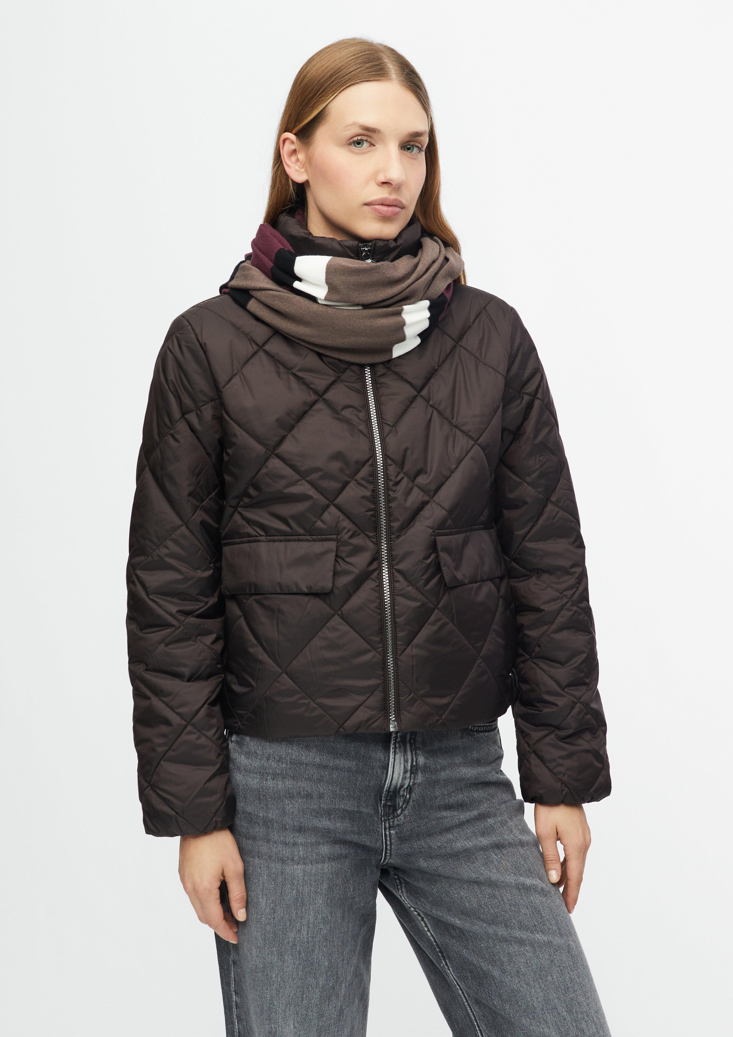 Damen Snood aus Feinstrick mit grafischem Print in rot von s.Oliver