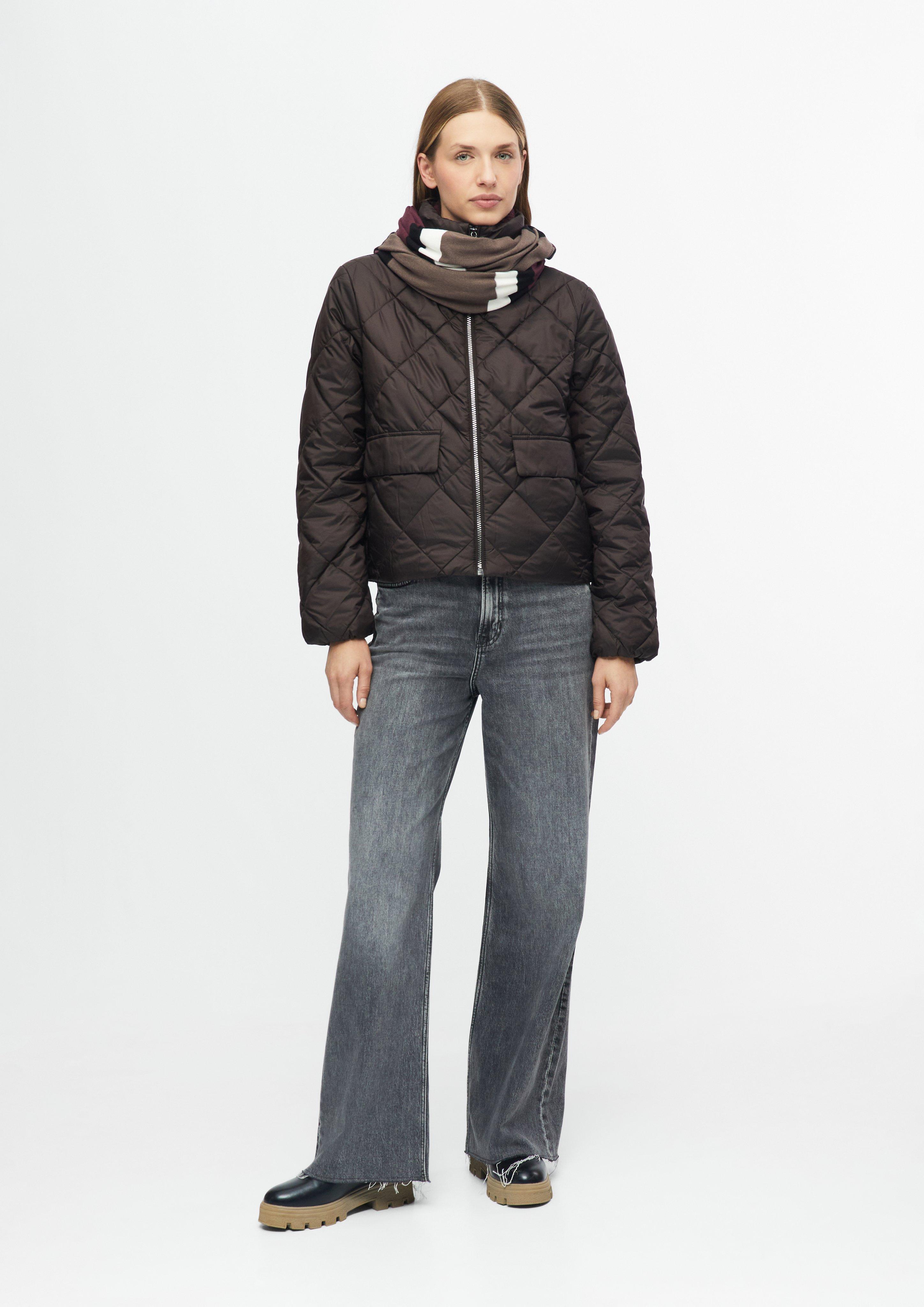 Damen Snood aus Feinstrick mit grafischem Print in rot von s.Oliver