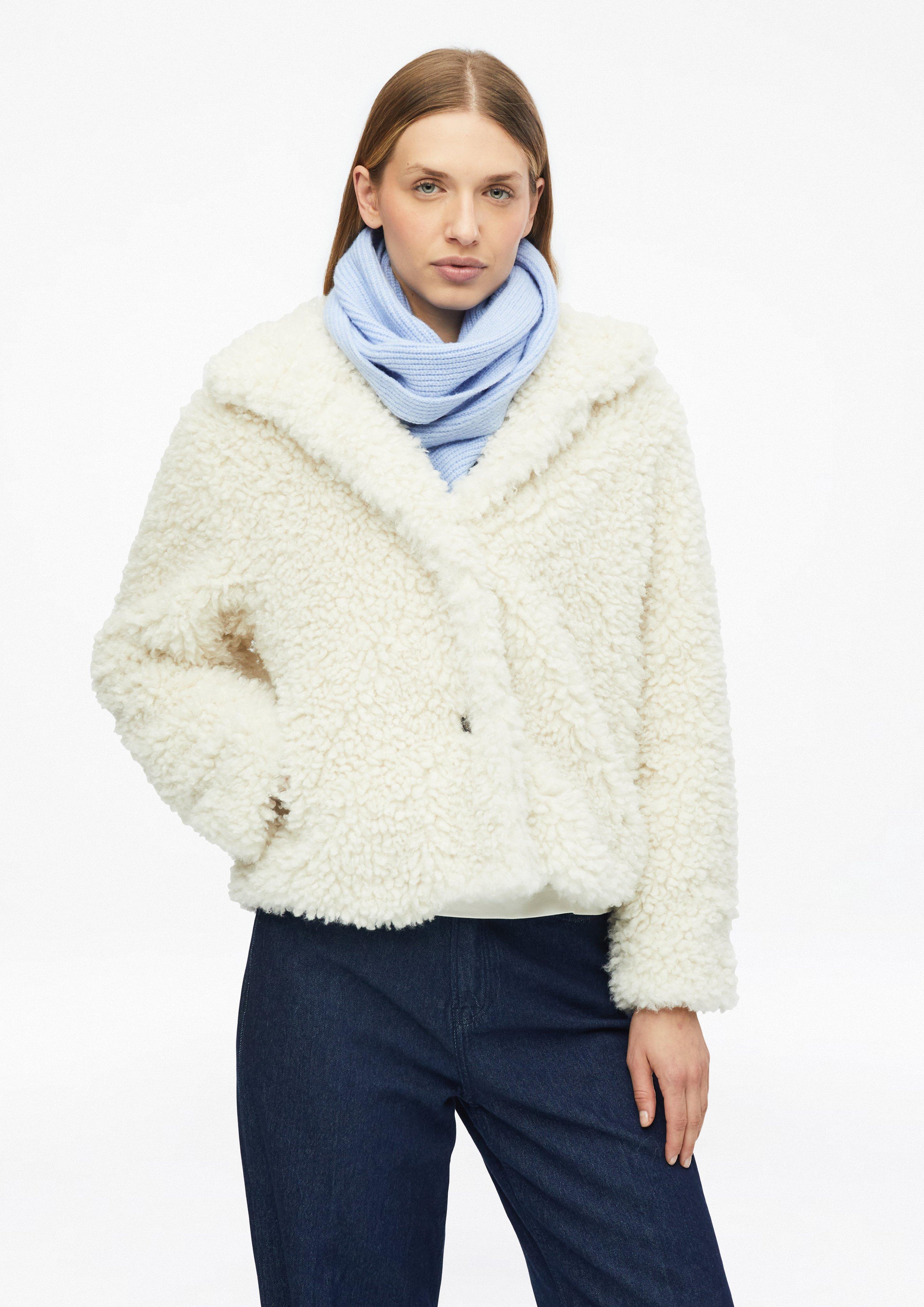 Damen Unifarbener Strickschal in blau von s.Oliver