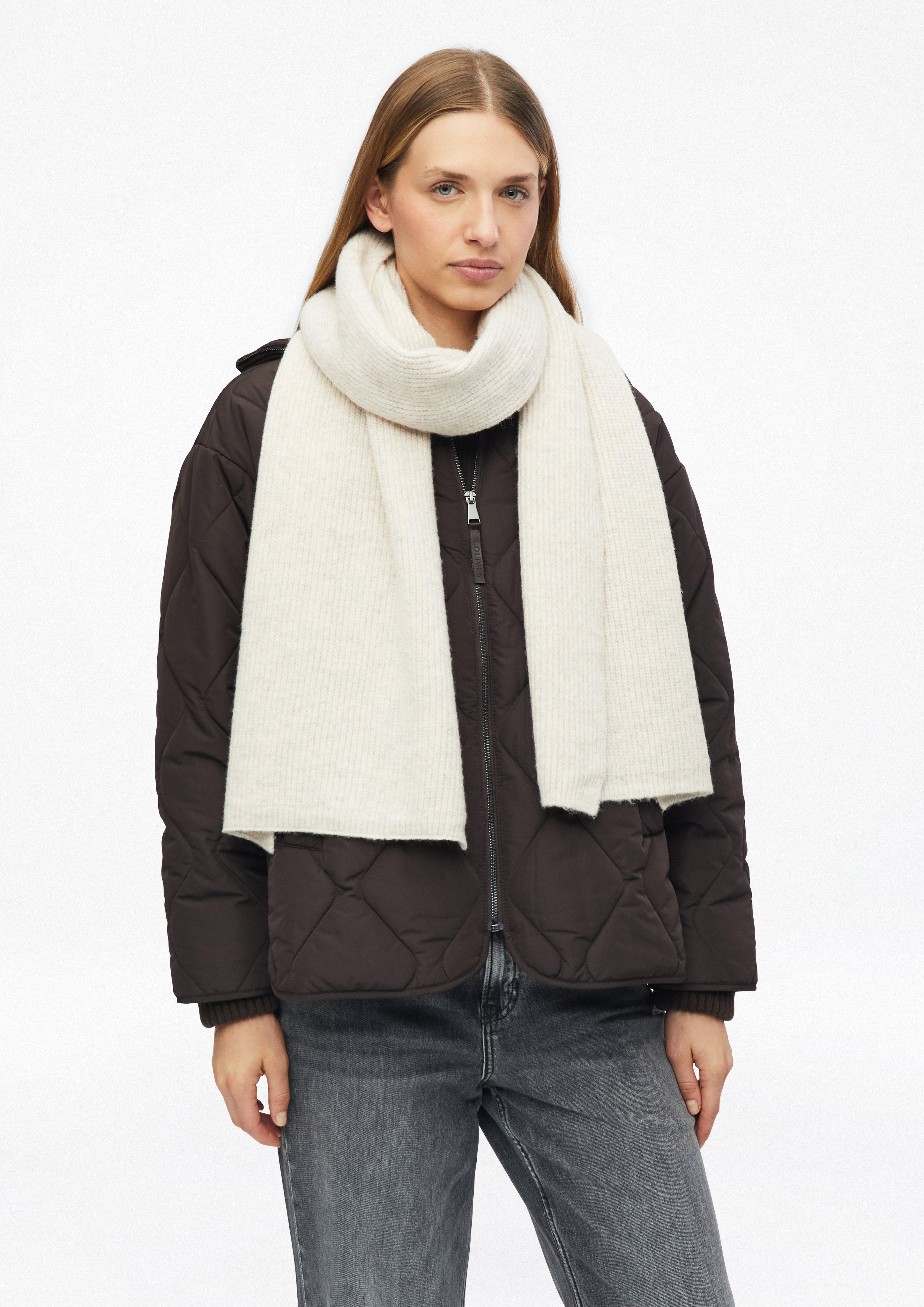 Damen Unifarbener Strickschal in beige von s.Oliver