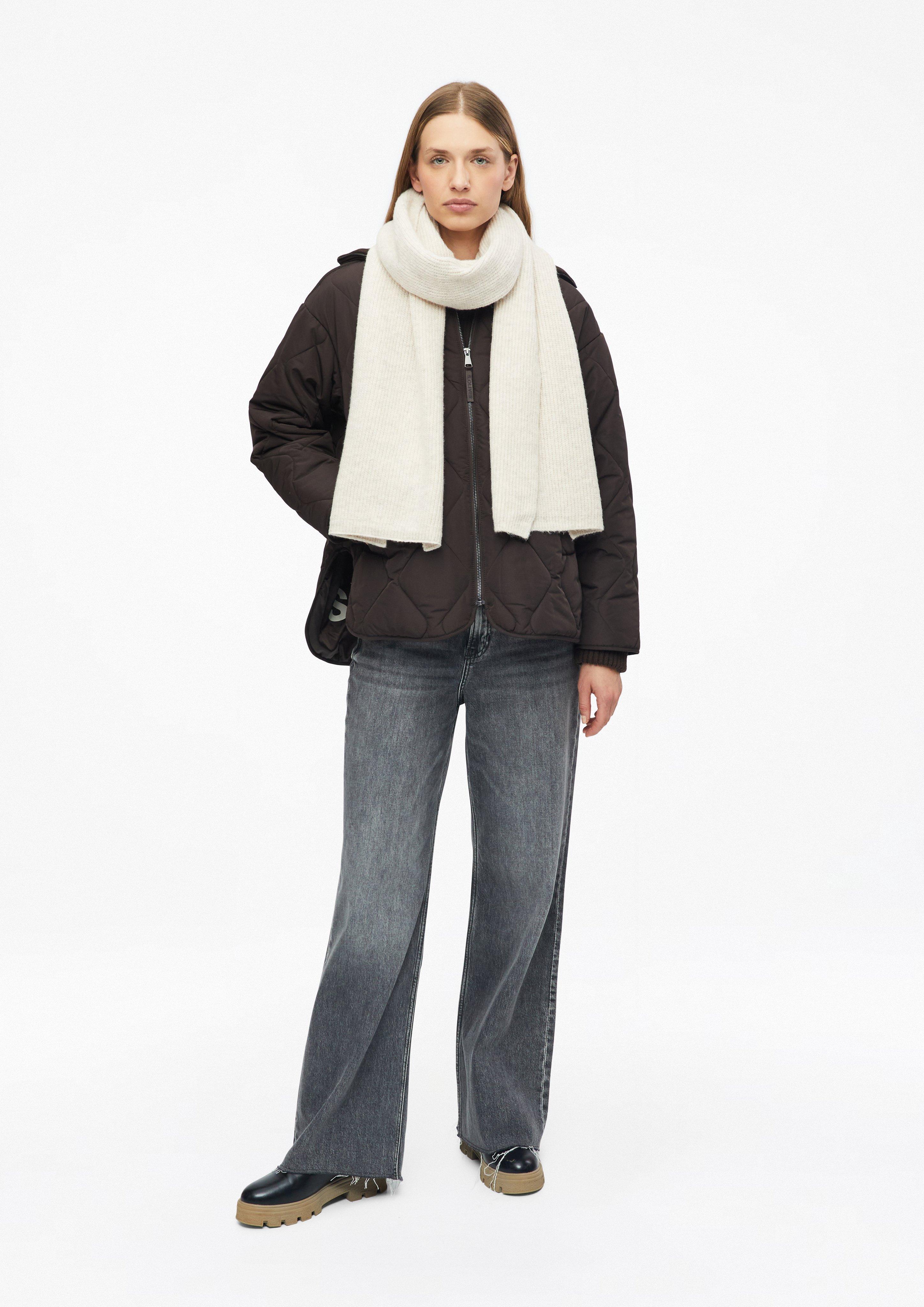 Damen Unifarbener Strickschal in beige von s.Oliver