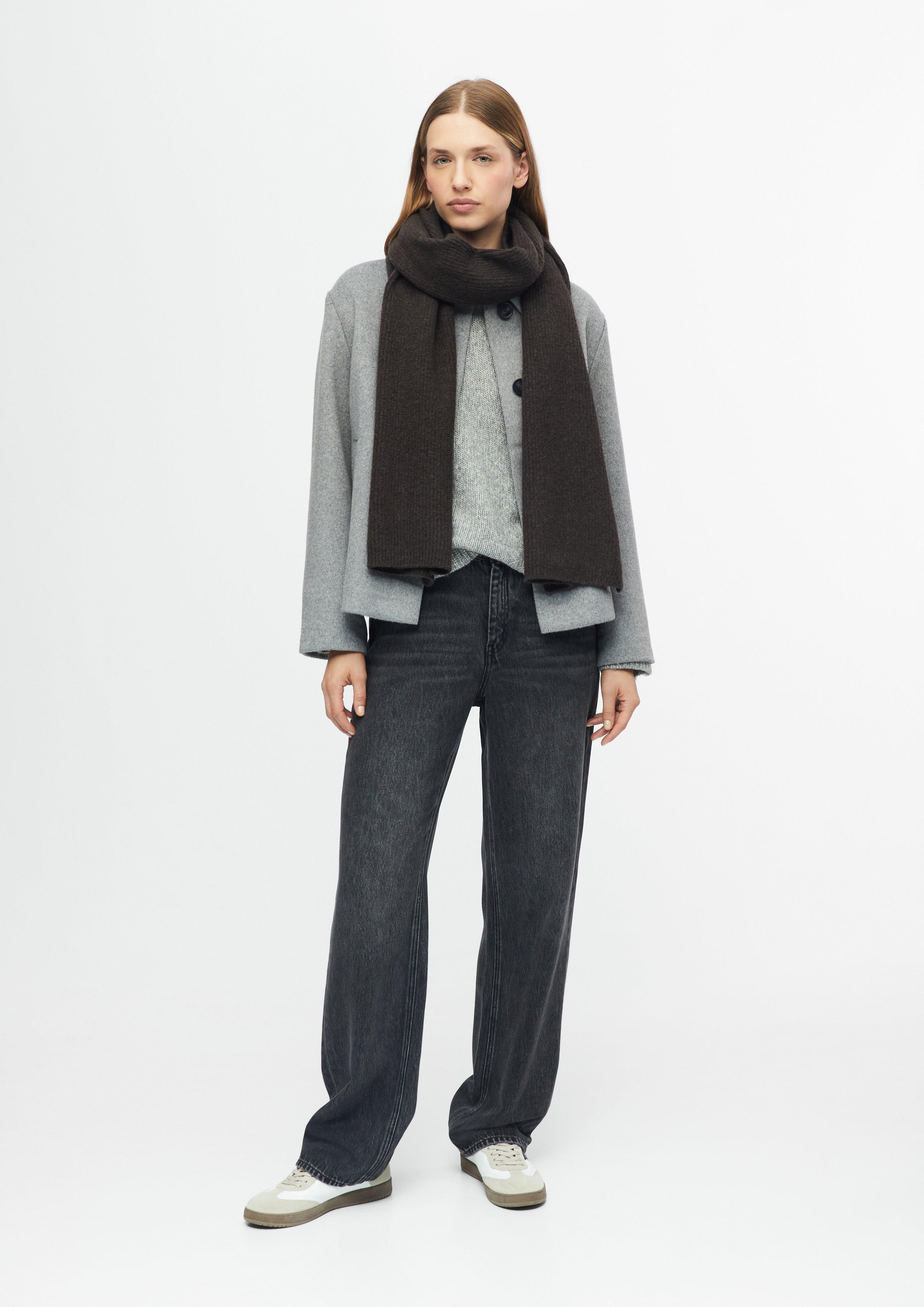 Damen Unifarbener Strickschal in braun von s.Oliver