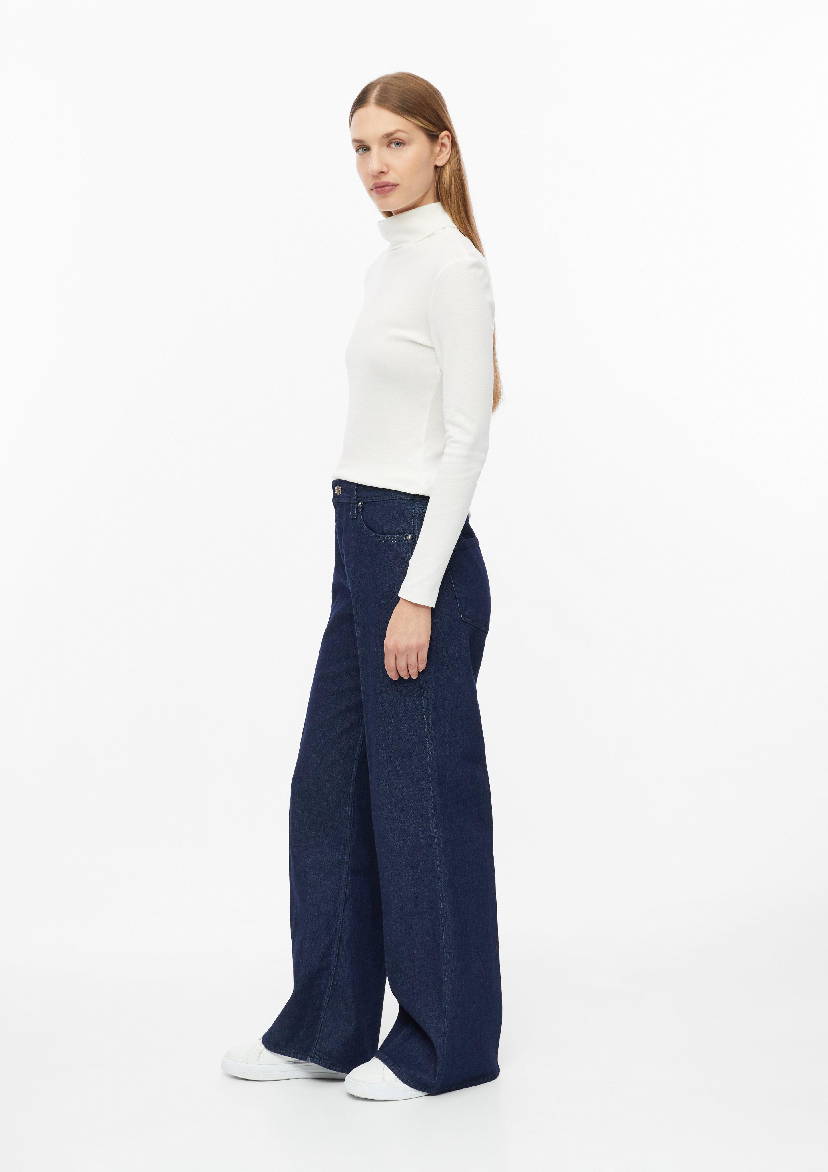 Dames Jeans Suri / Regular Fit / Hoge taille / Wijde pijpen in blauw van s.Oliver