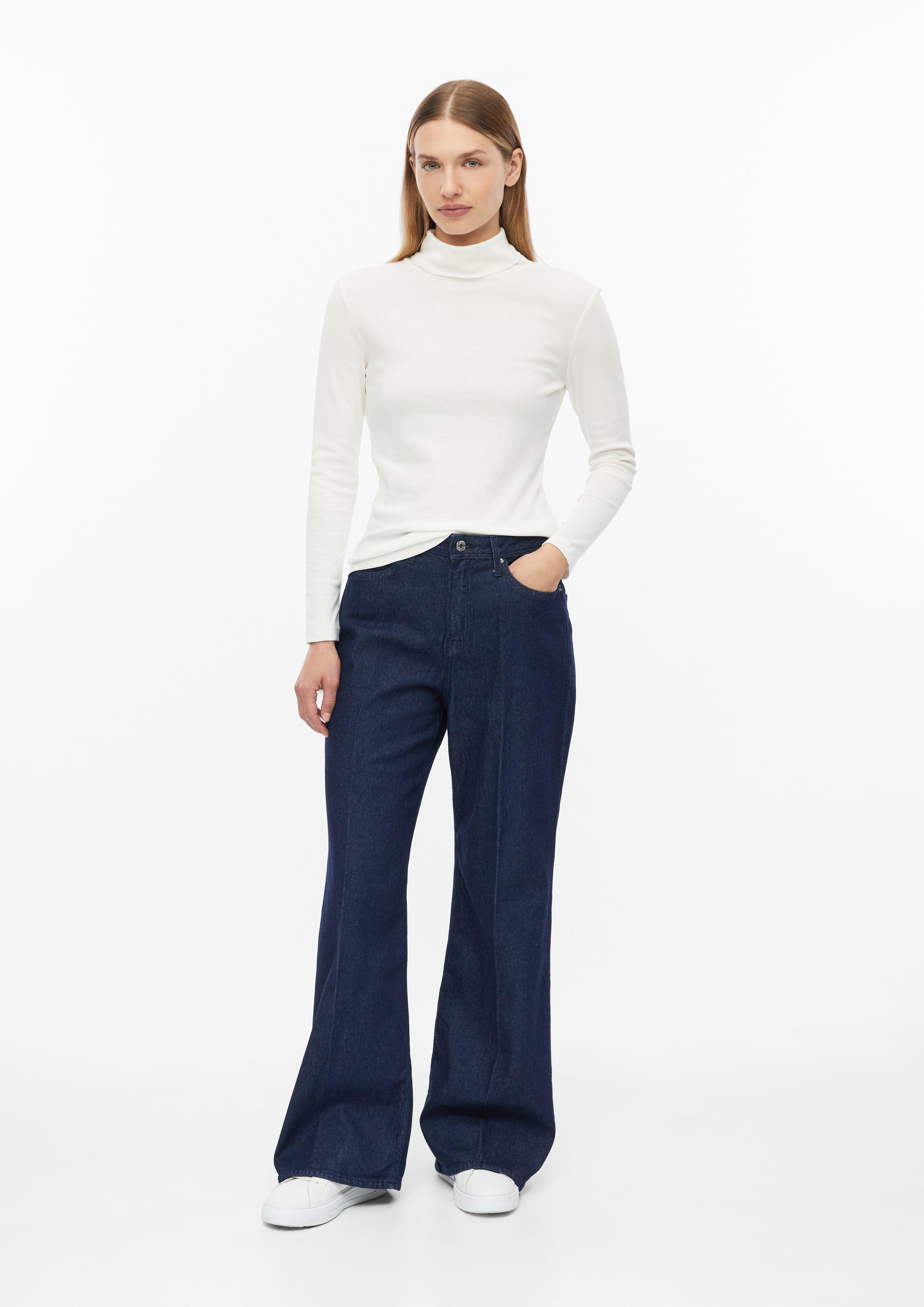 Džínsy Suri/Regular Fit/High Rise/Wide Leg vo farbe modrá od s.Oliver