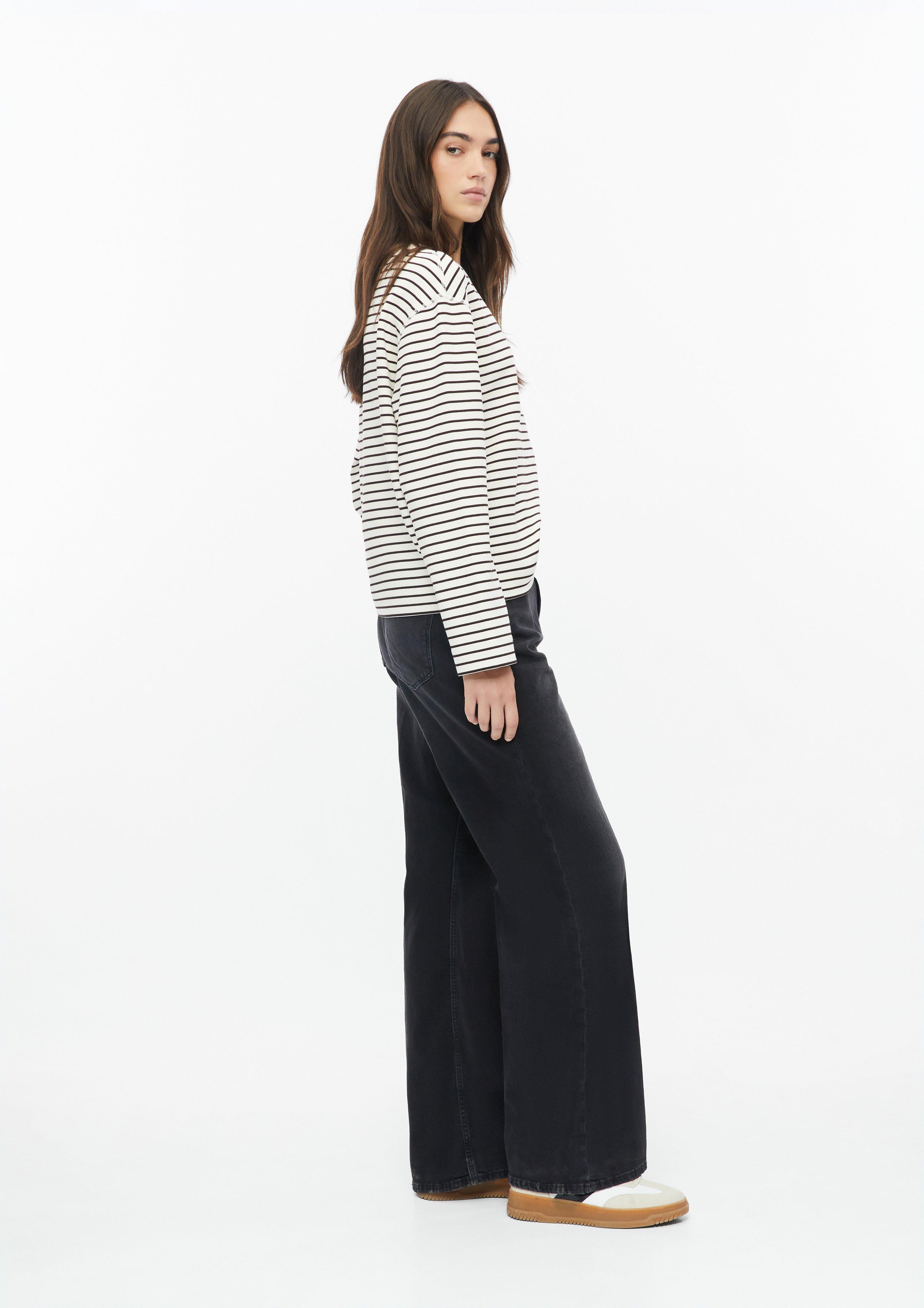 Dames Jeans Suri / Regular Fit / Hoge taille / Wijde pijpen in grijs van s.Oliver