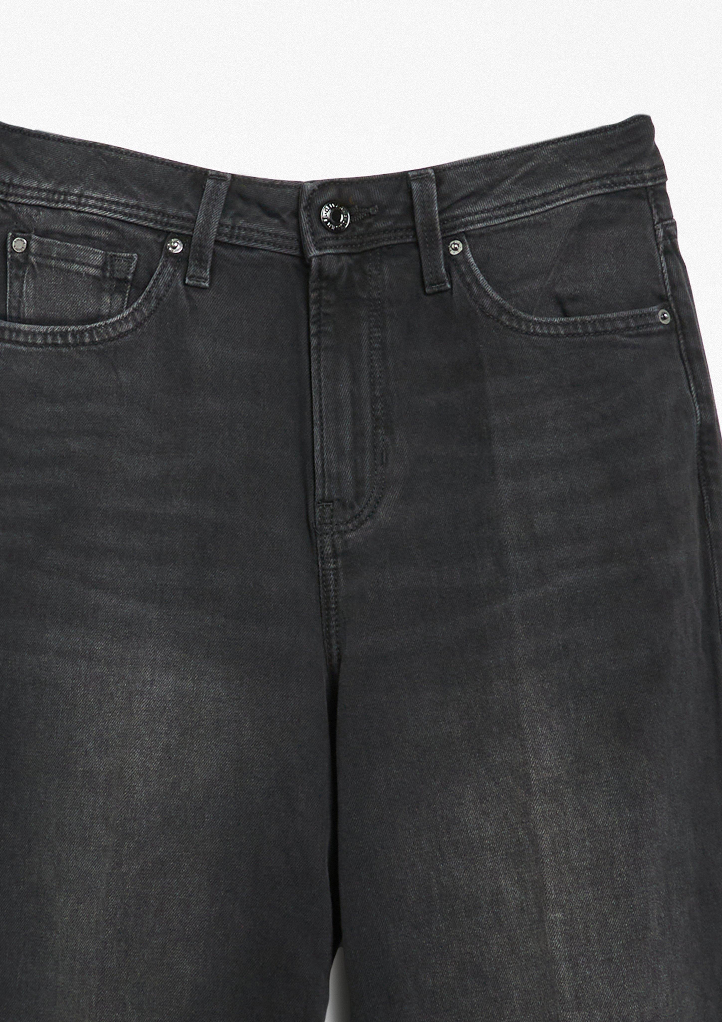 Dames Jeans Suri / Regular Fit / Hoge taille / Wijde pijpen in grijs van s.Oliver