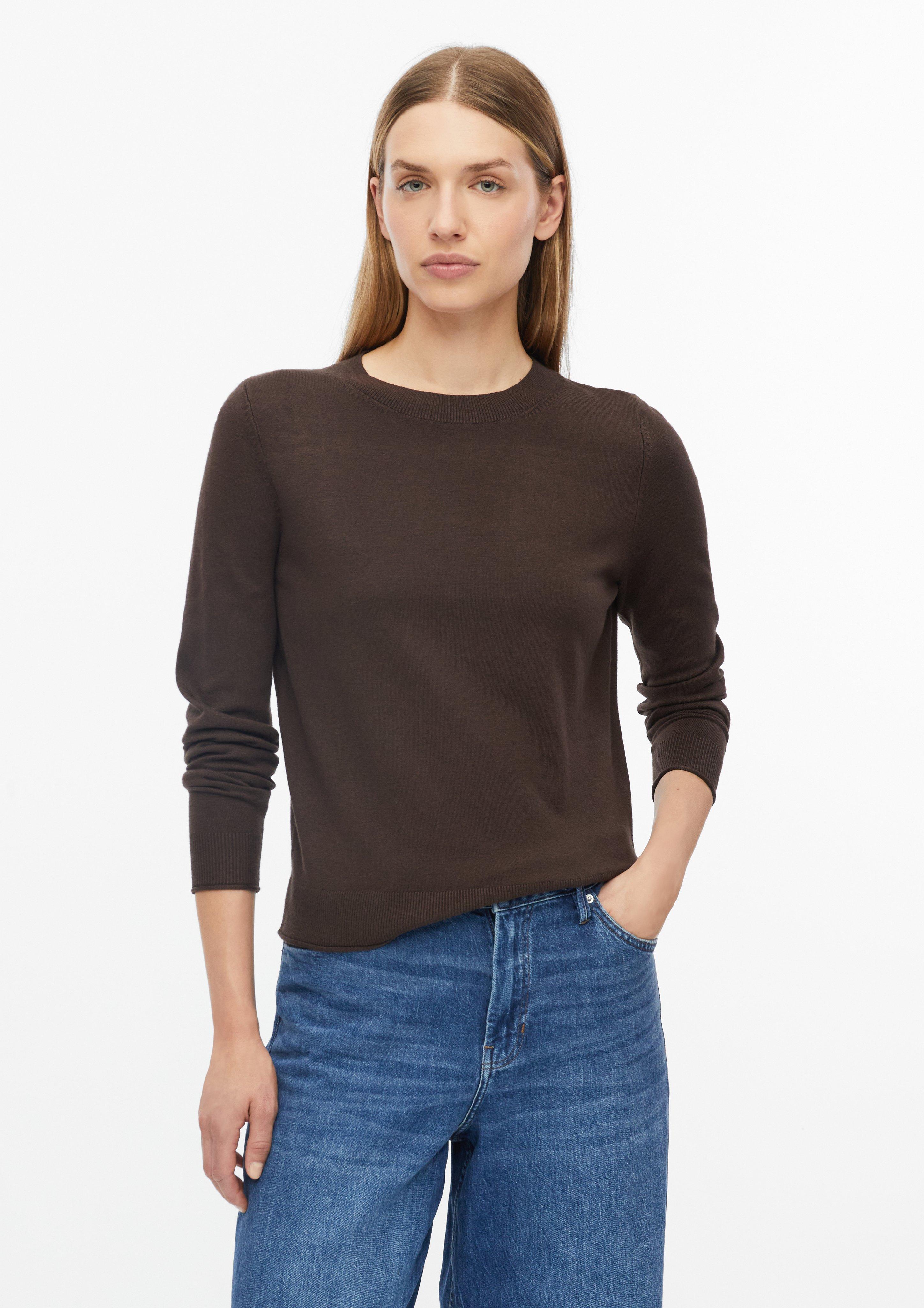 Pull en tricot en marron foncé de s.Oliver
