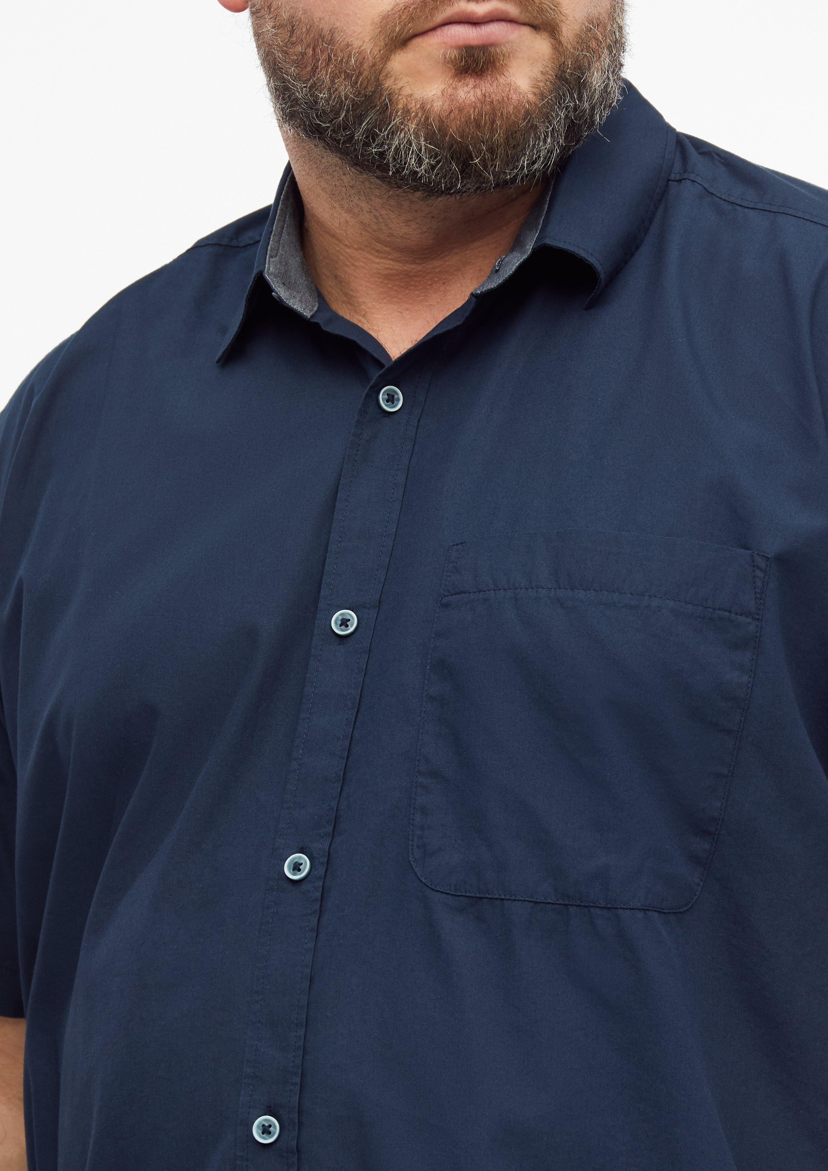 Heren Shirt in blauw van s.Oliver Men Big Sizes
