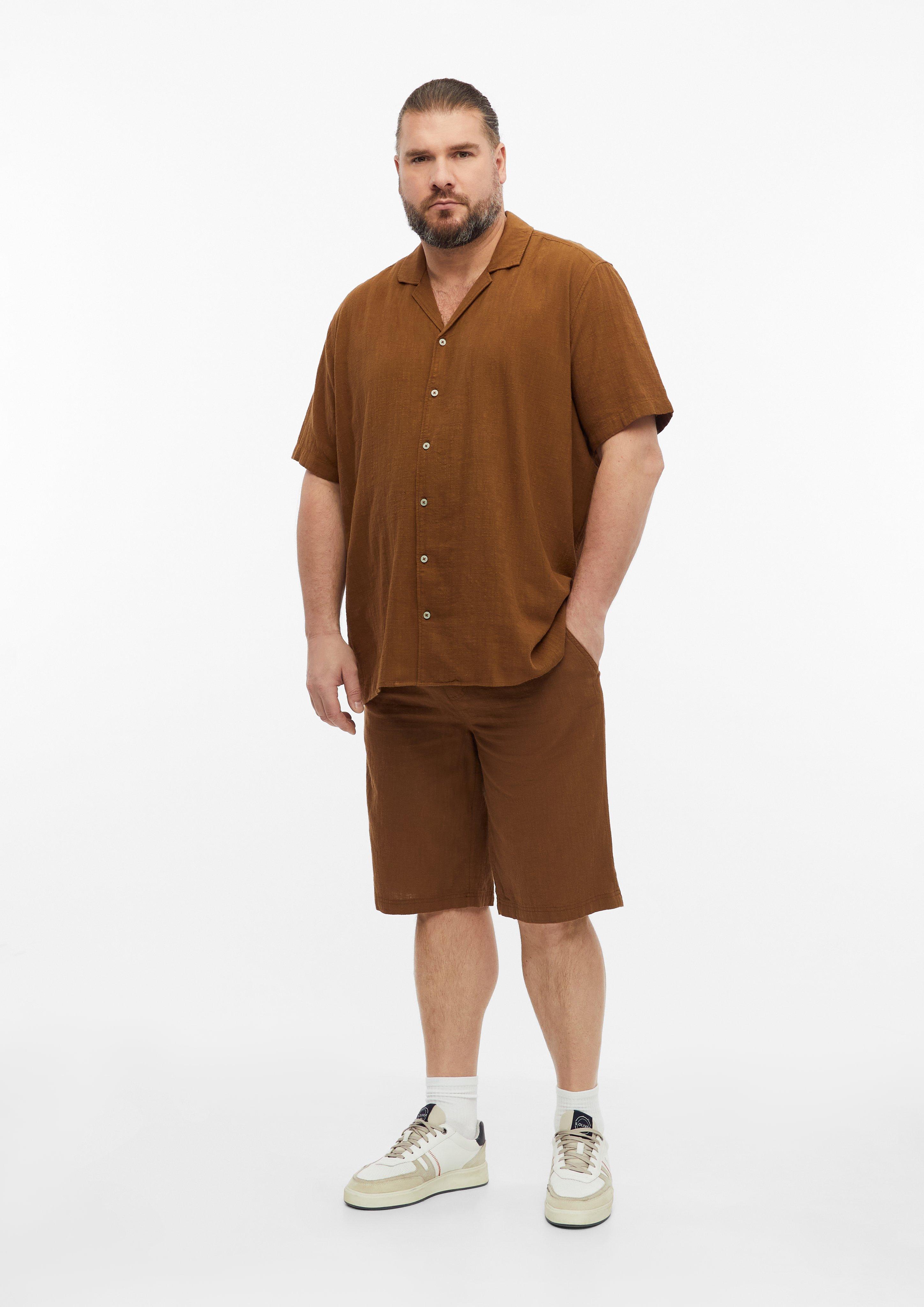Muškarci Košulja u boji smeđa od s.Oliver Men Big Sizes