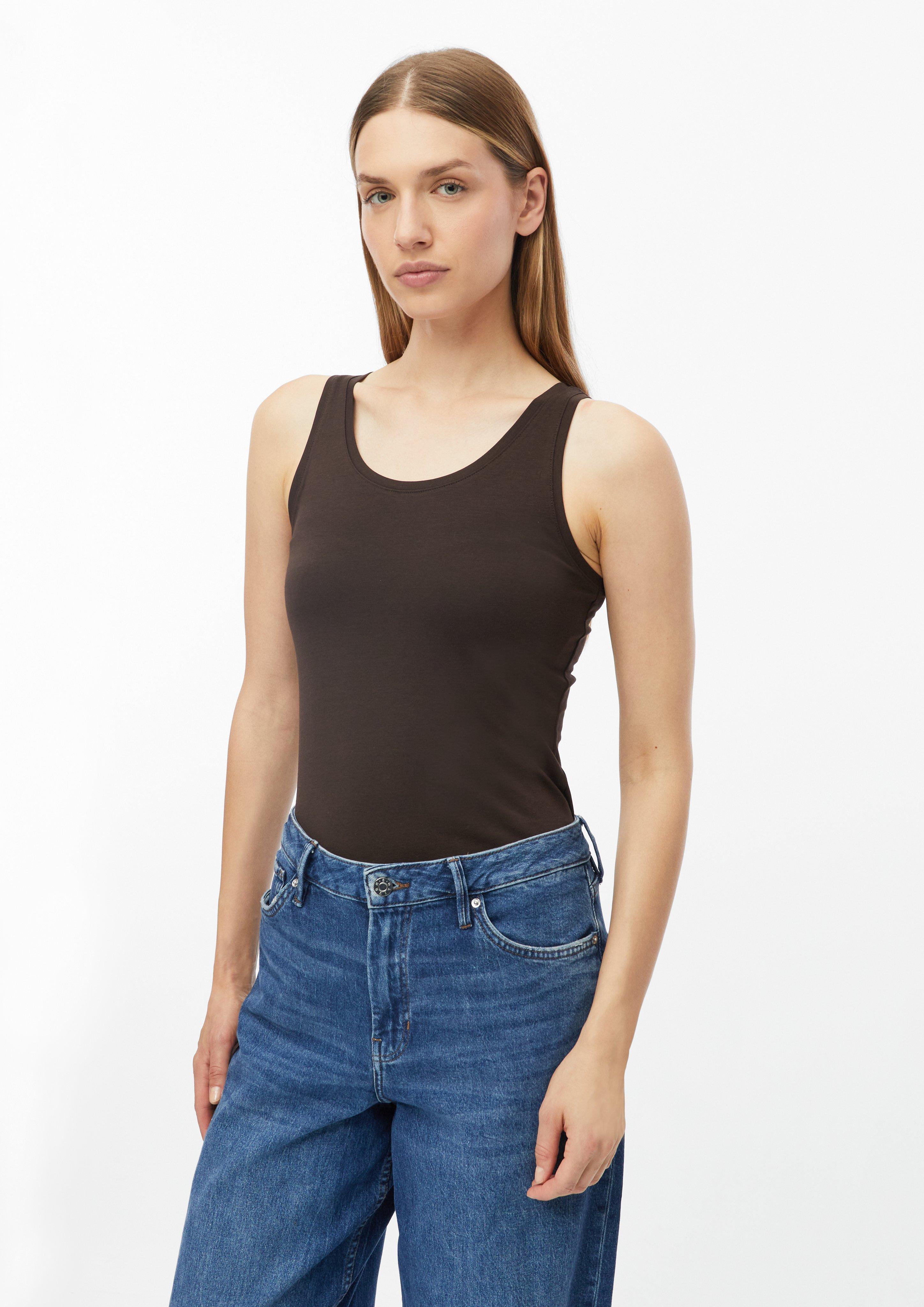 Damy Tílko se střihem Slim Fit v barvě tmavohnědá od s.Oliver