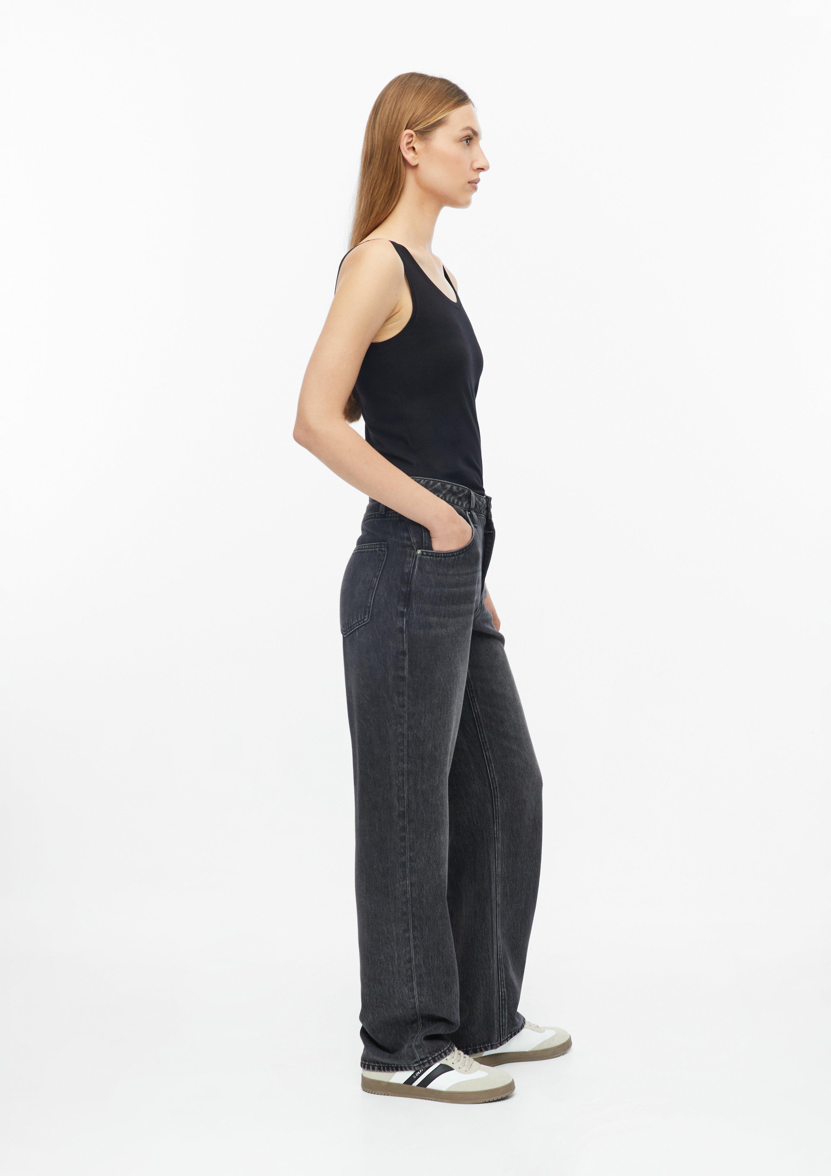 Damen Tanktop im Slim Fit in schwarz von s.Oliver