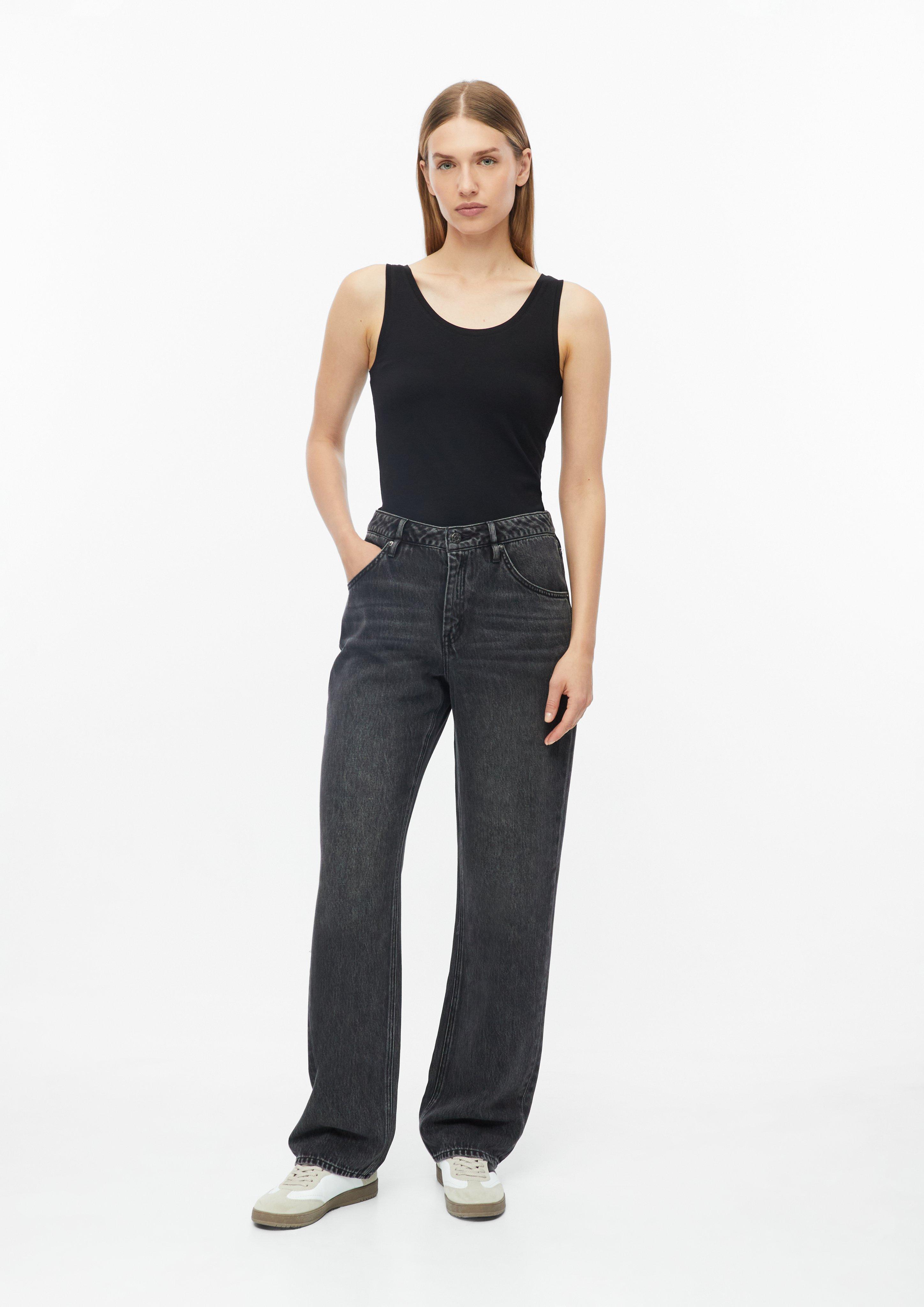 Damen Tanktop im Slim Fit in schwarz von s.Oliver