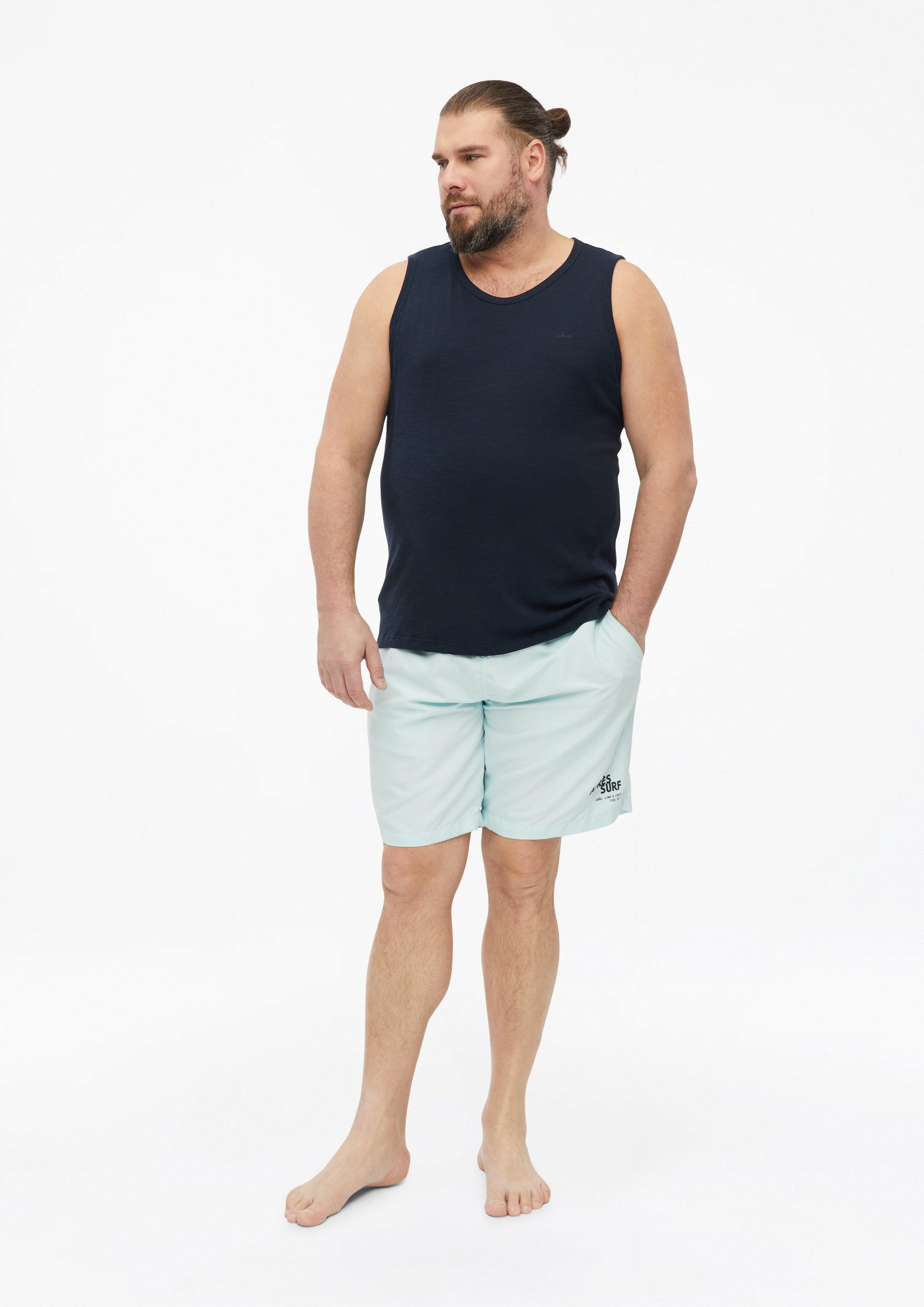 Men Swim shorts in turquoise by s.Oliver Men Big Sizes