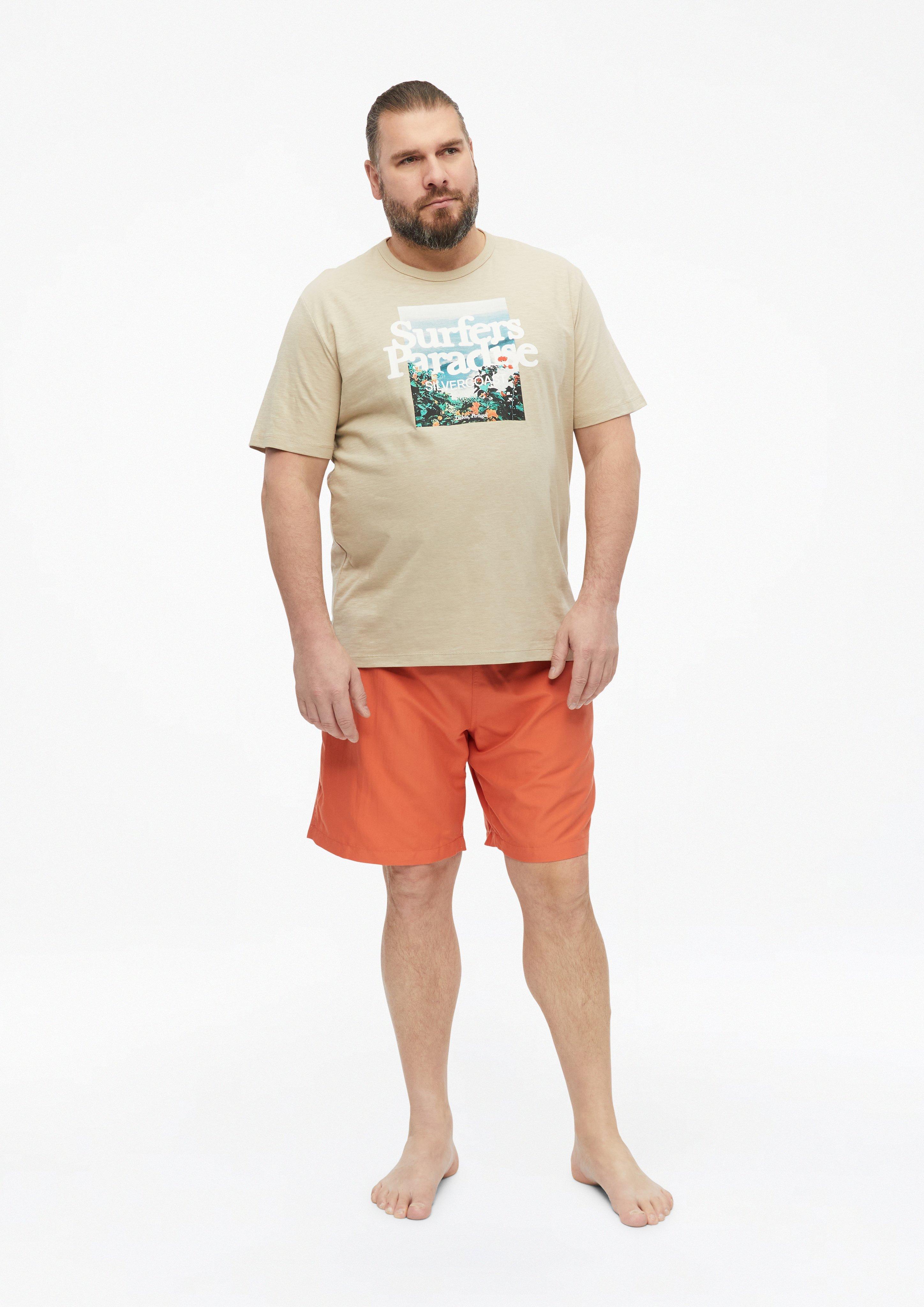 Men Swim shorts in orange by s.Oliver Men Big Sizes
