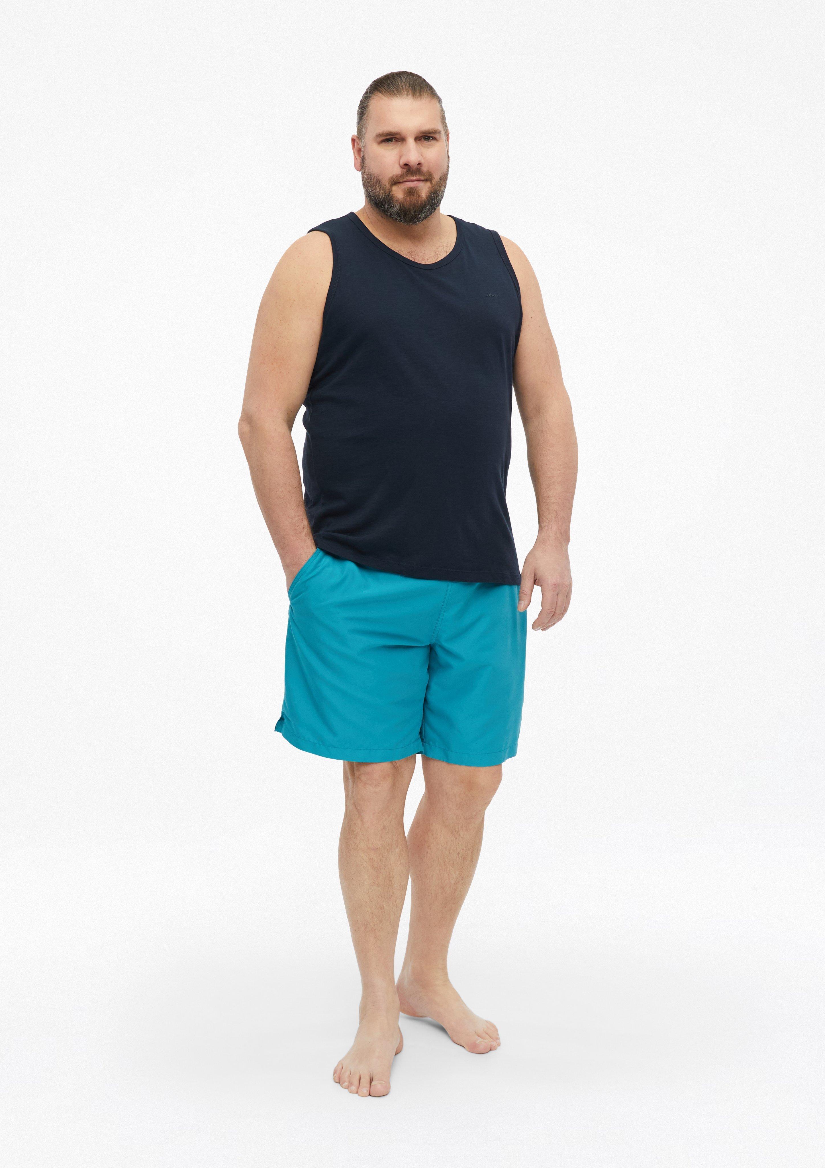 Men Swim shorts in turquoise by s.Oliver Men Big Sizes