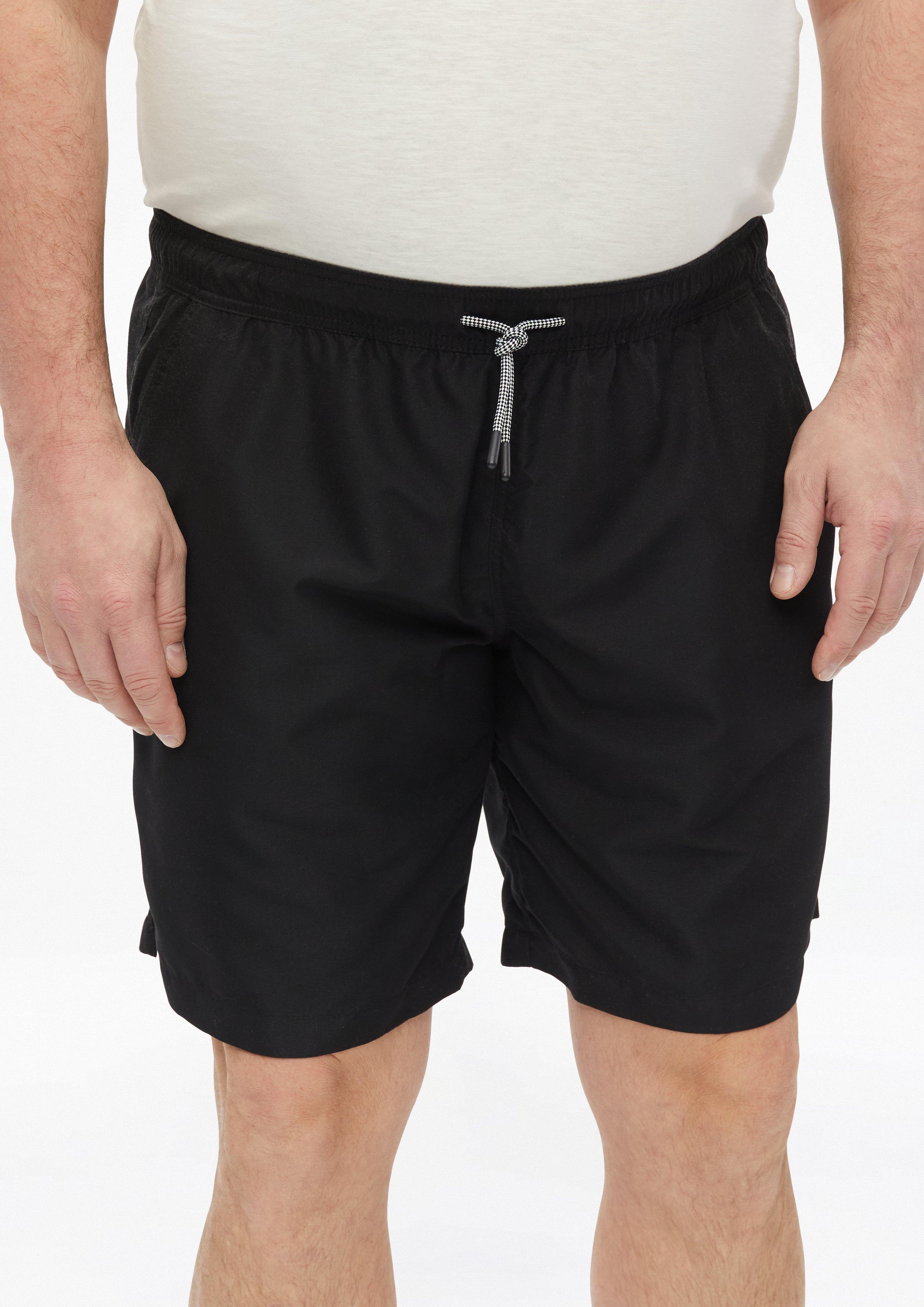 Men Swim shorts in black by s.Oliver Men Big Sizes