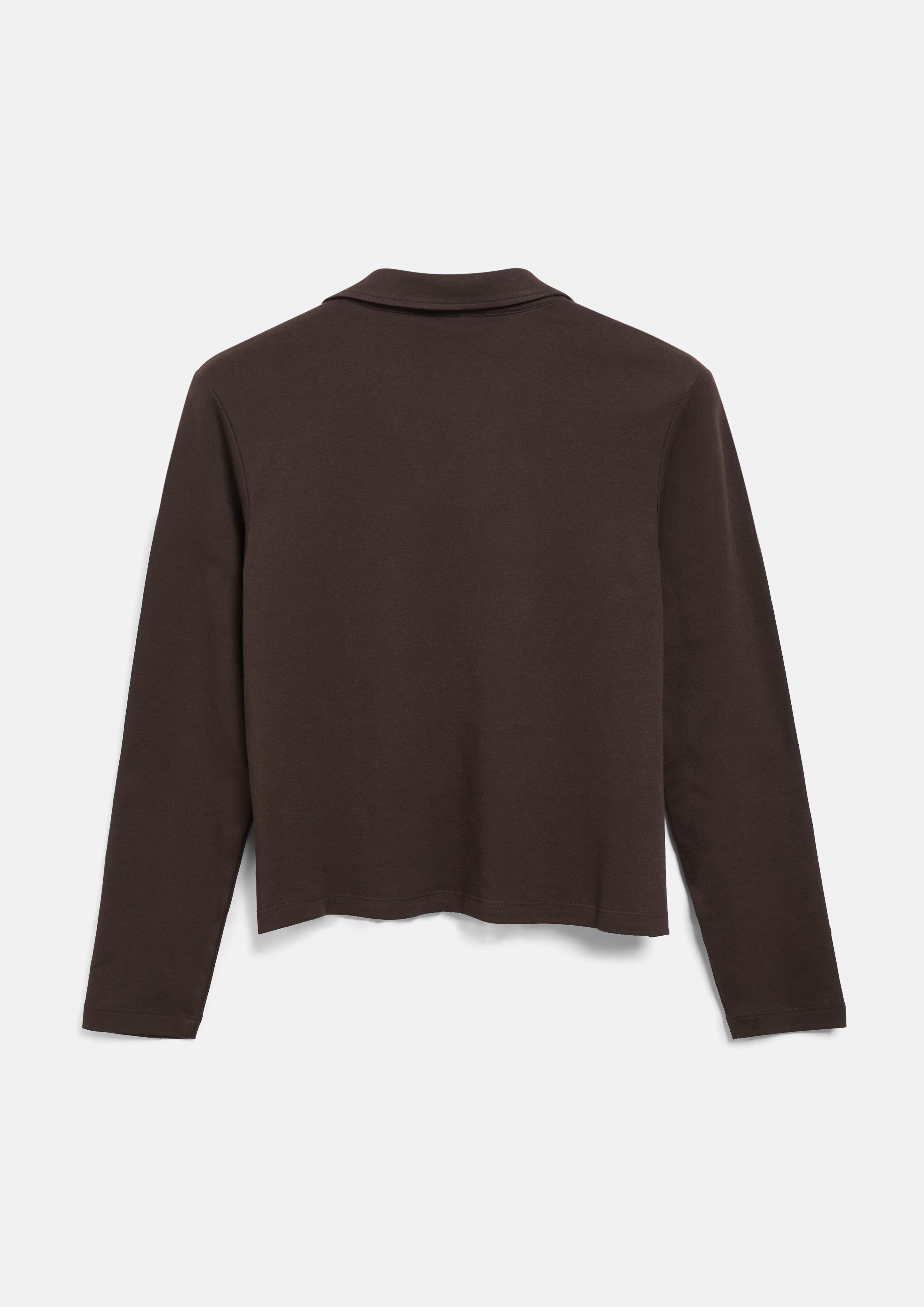 Women Polo Shirt in brown by s.Oliver