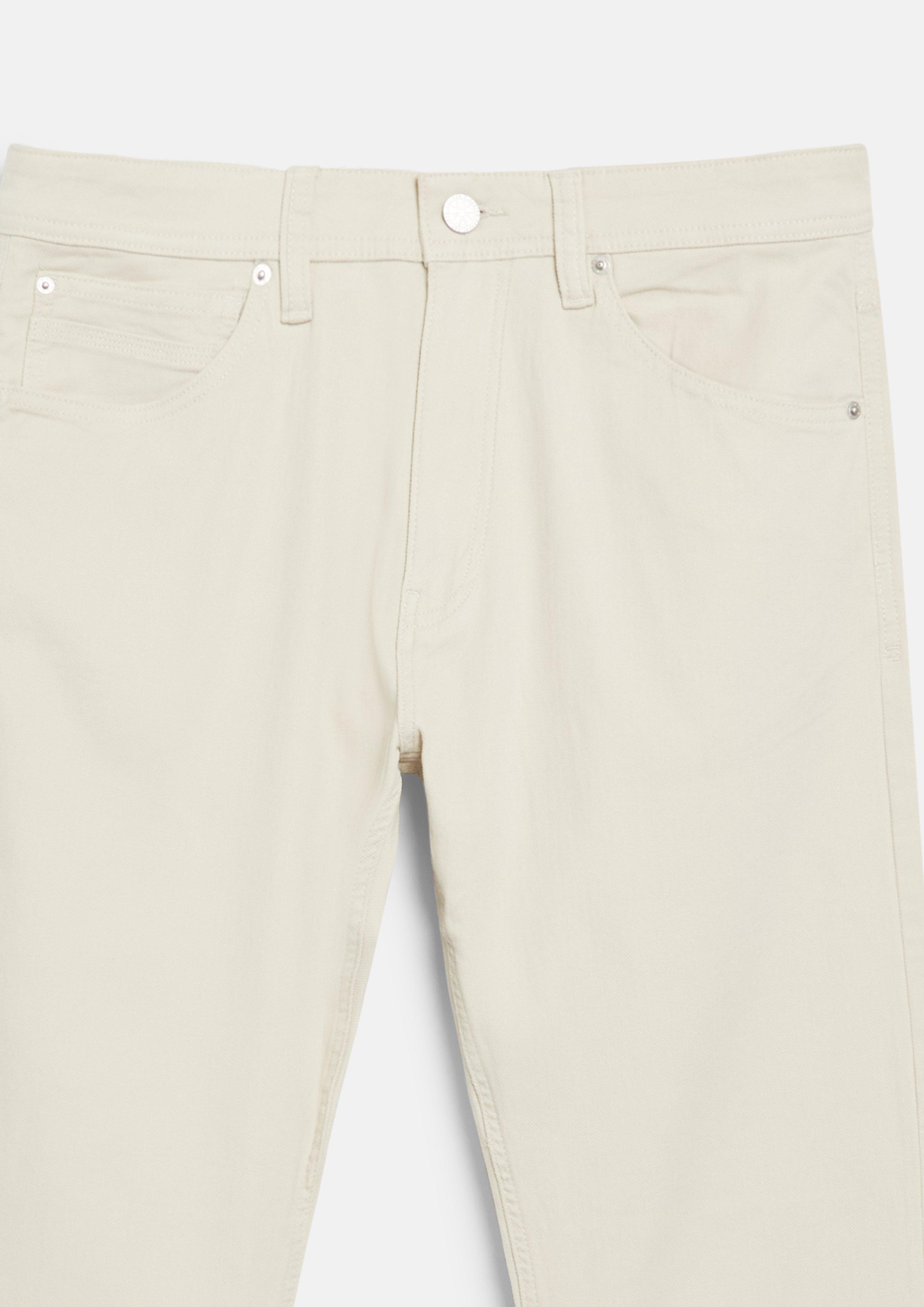 Herren Hose Benito / Straight Fit / Mid Rise / Struktur-Stretch in beige von s.Oliver