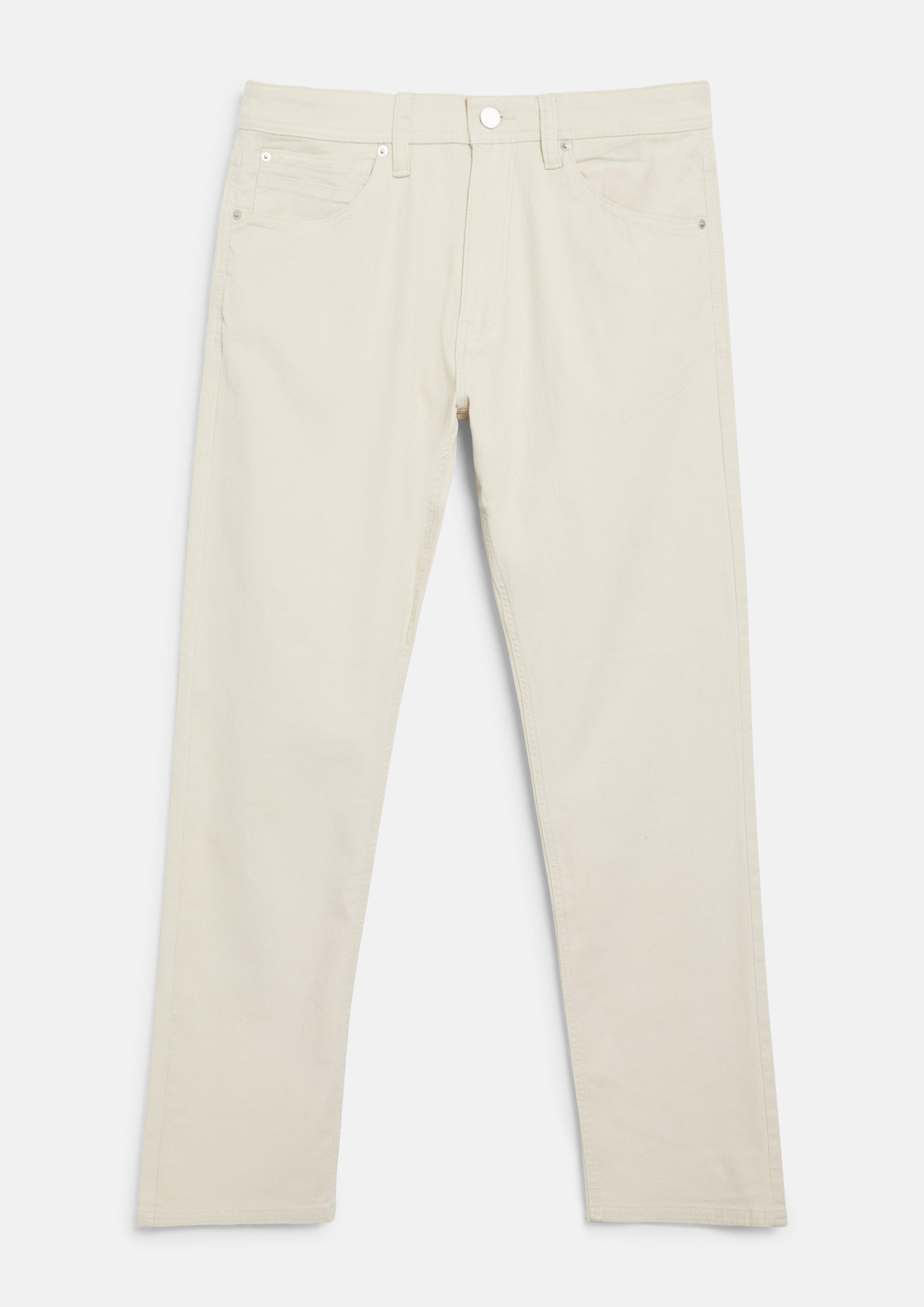 Herren Hose Benito / Straight Fit / Mid Rise / Struktur-Stretch in beige von s.Oliver