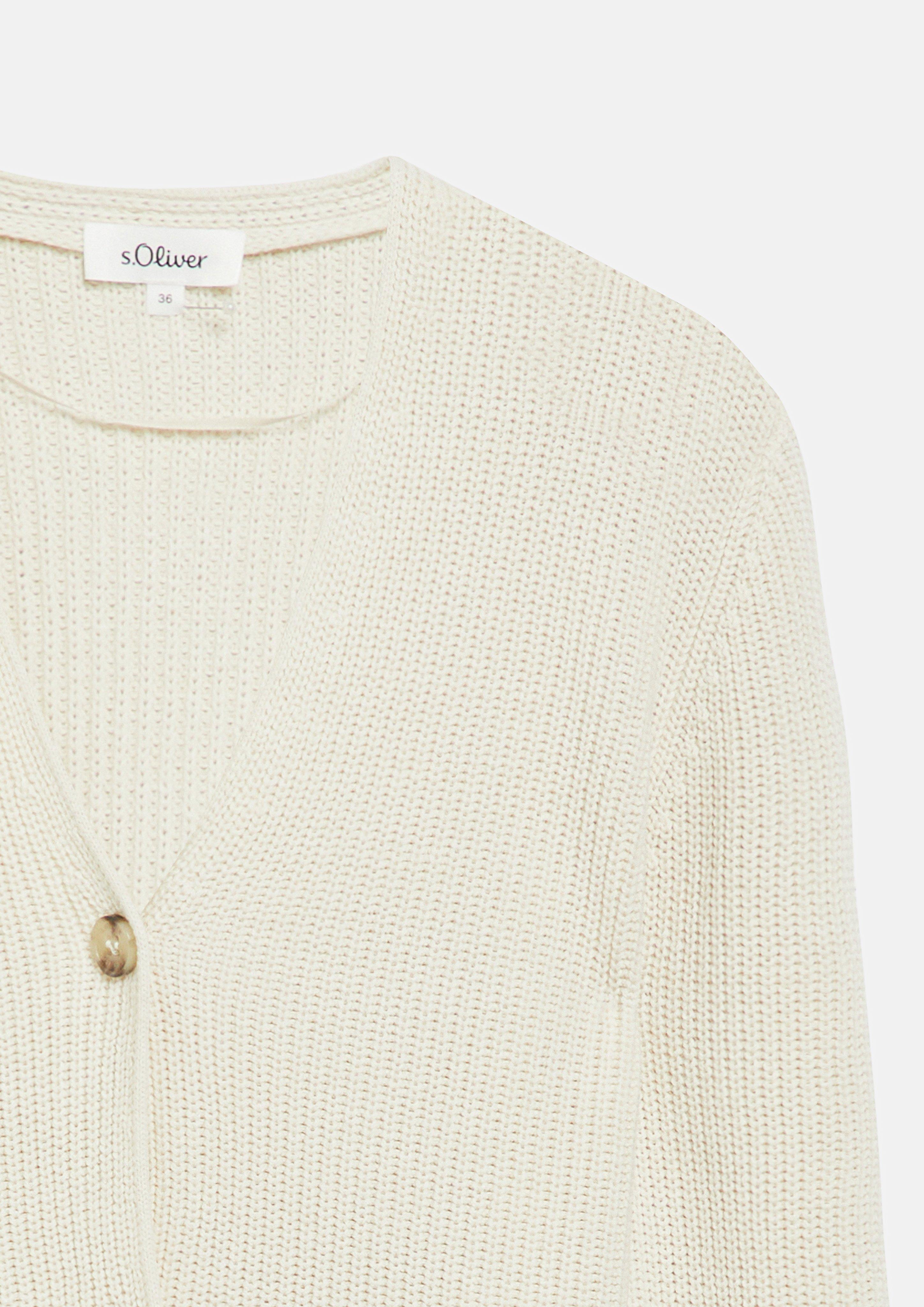 Damen Strickjacke in creme von s.Oliver