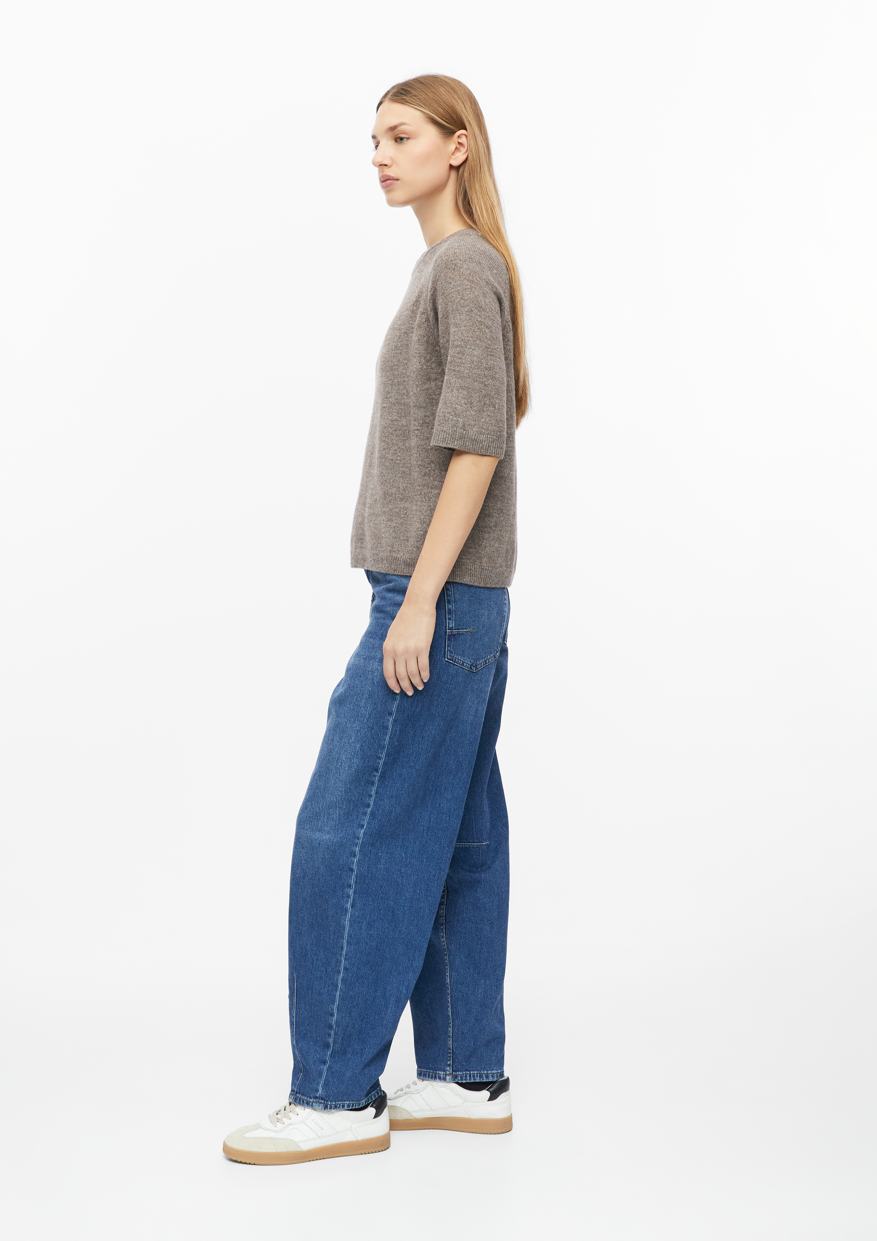 Damen Strickpullover im Relaxed Fit aus Alpakamix in braun von s.Oliver
