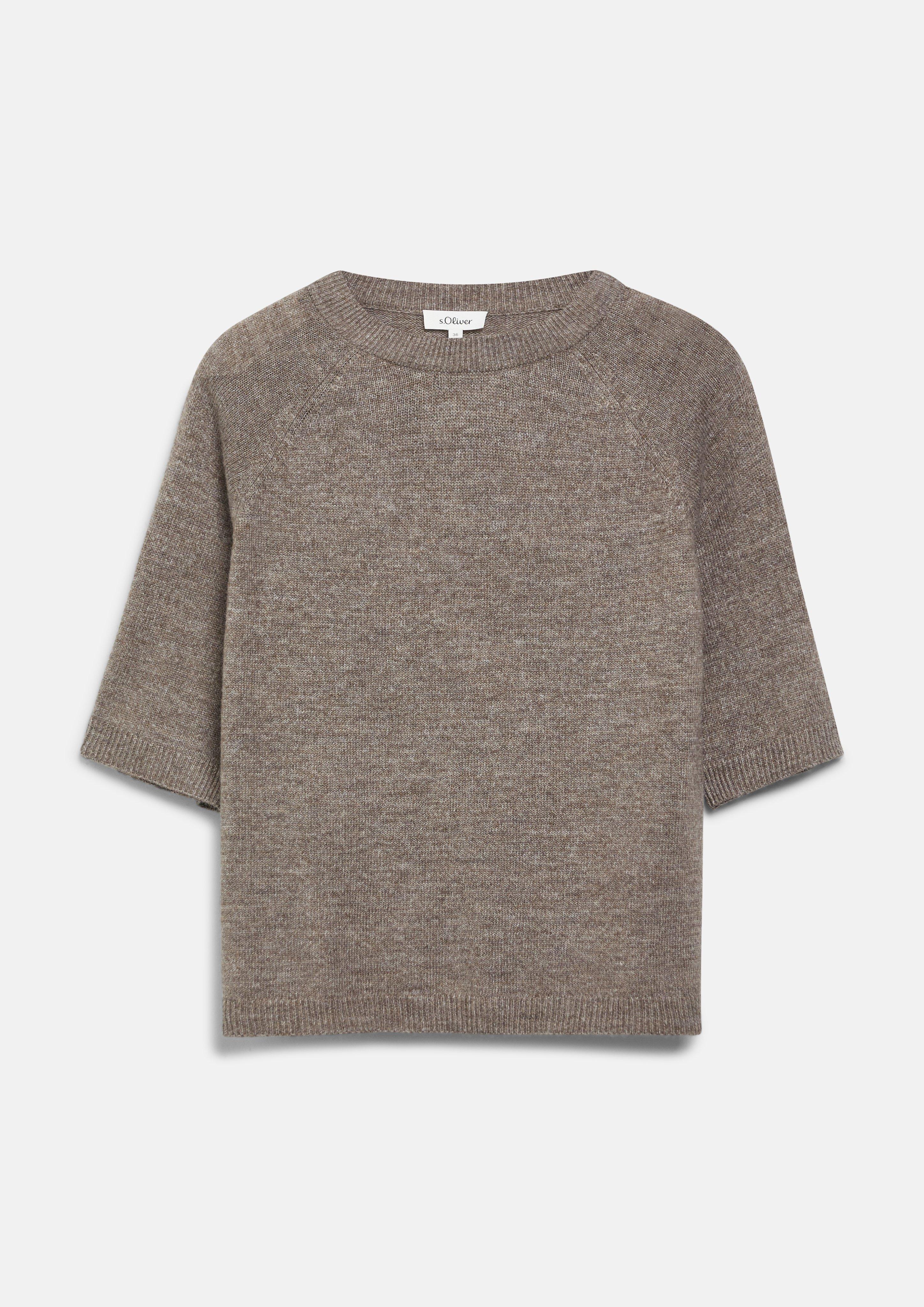 Women Knitted pullover in brown by s.Oliver