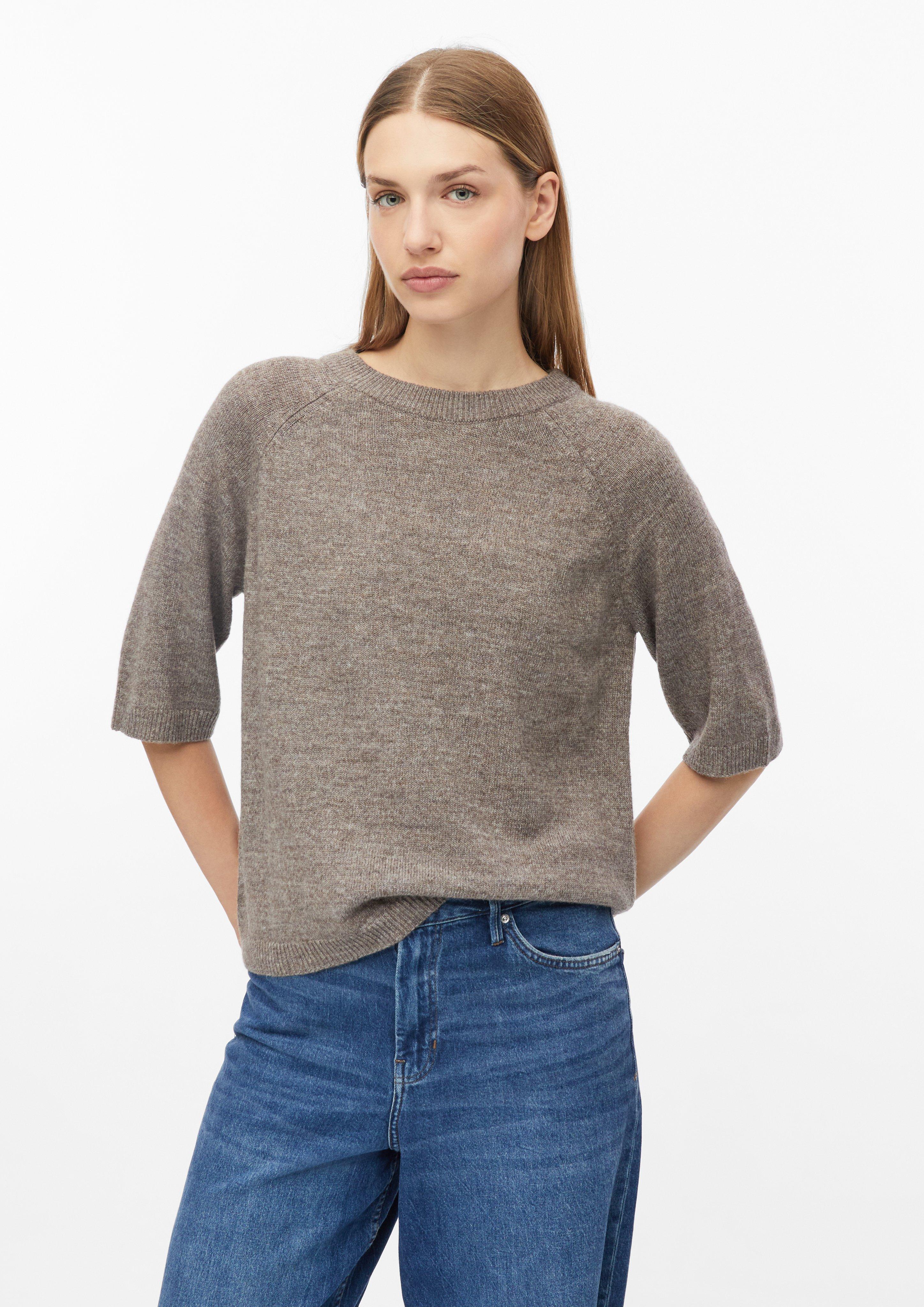 Damen Strickpullover im Relaxed Fit aus Alpakamix in braun von s.Oliver