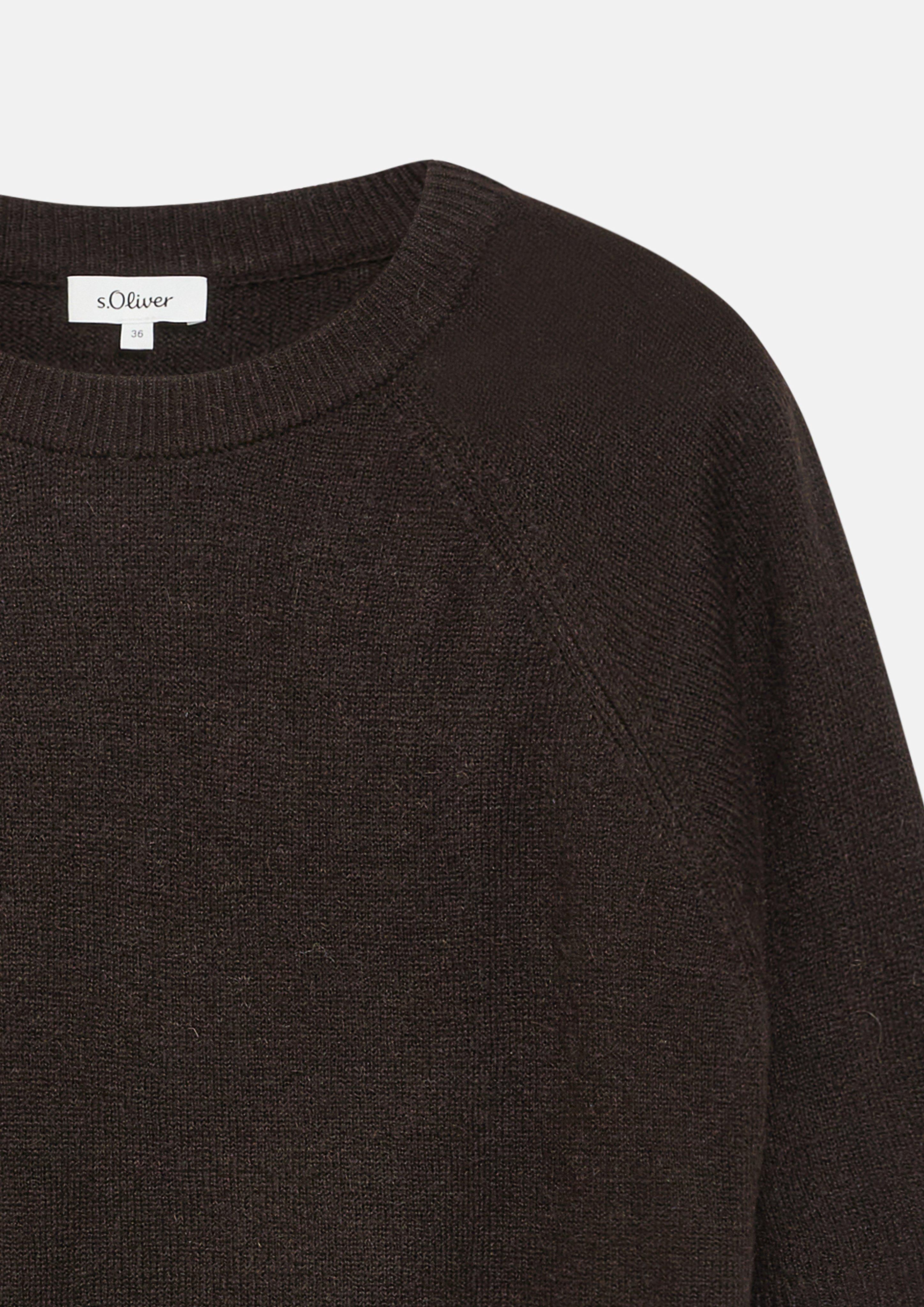 Women Knitted pullover in brown by s.Oliver