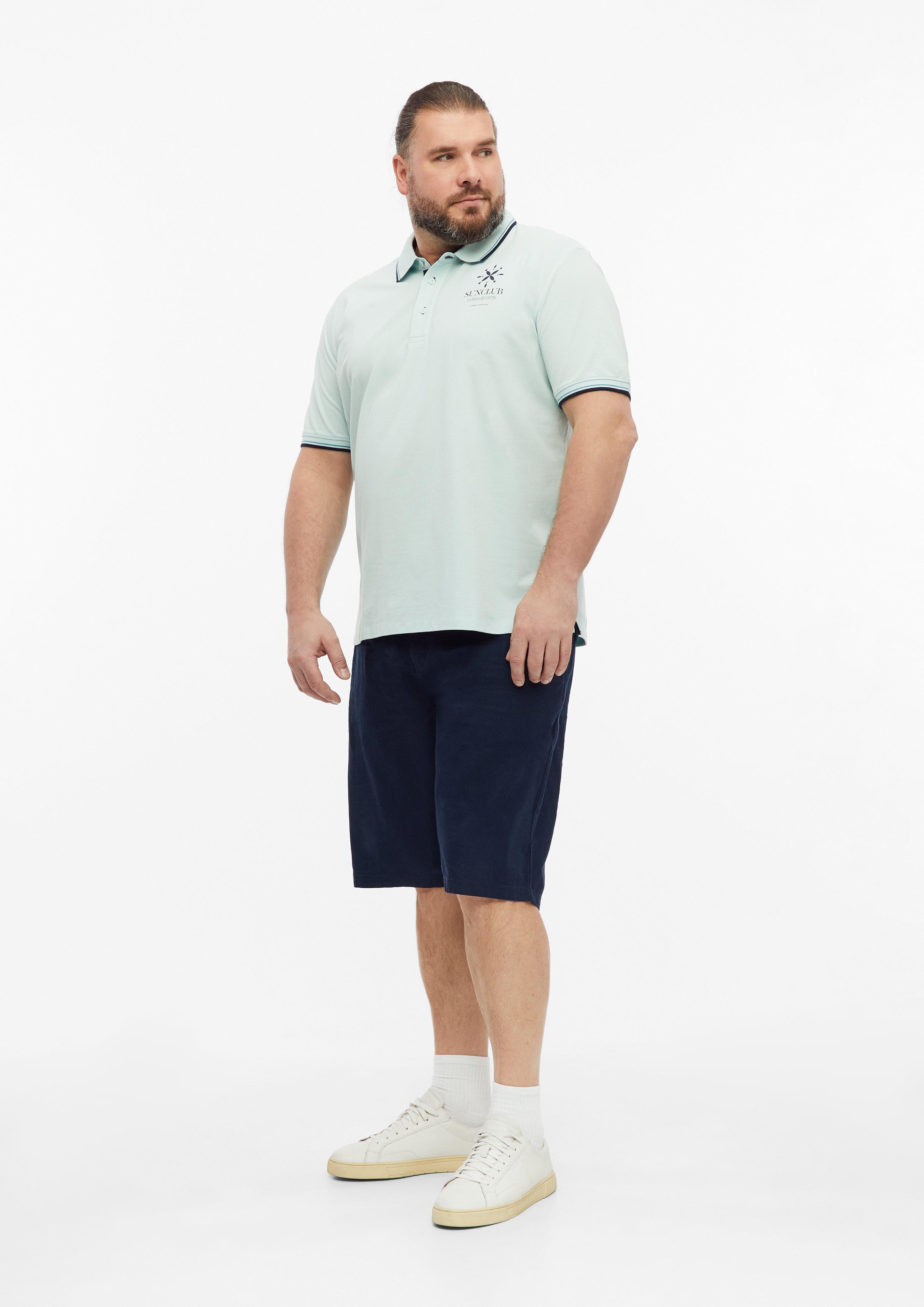 Heren Polo-Shirt in turkooizen van s.Oliver Men Big Sizes
