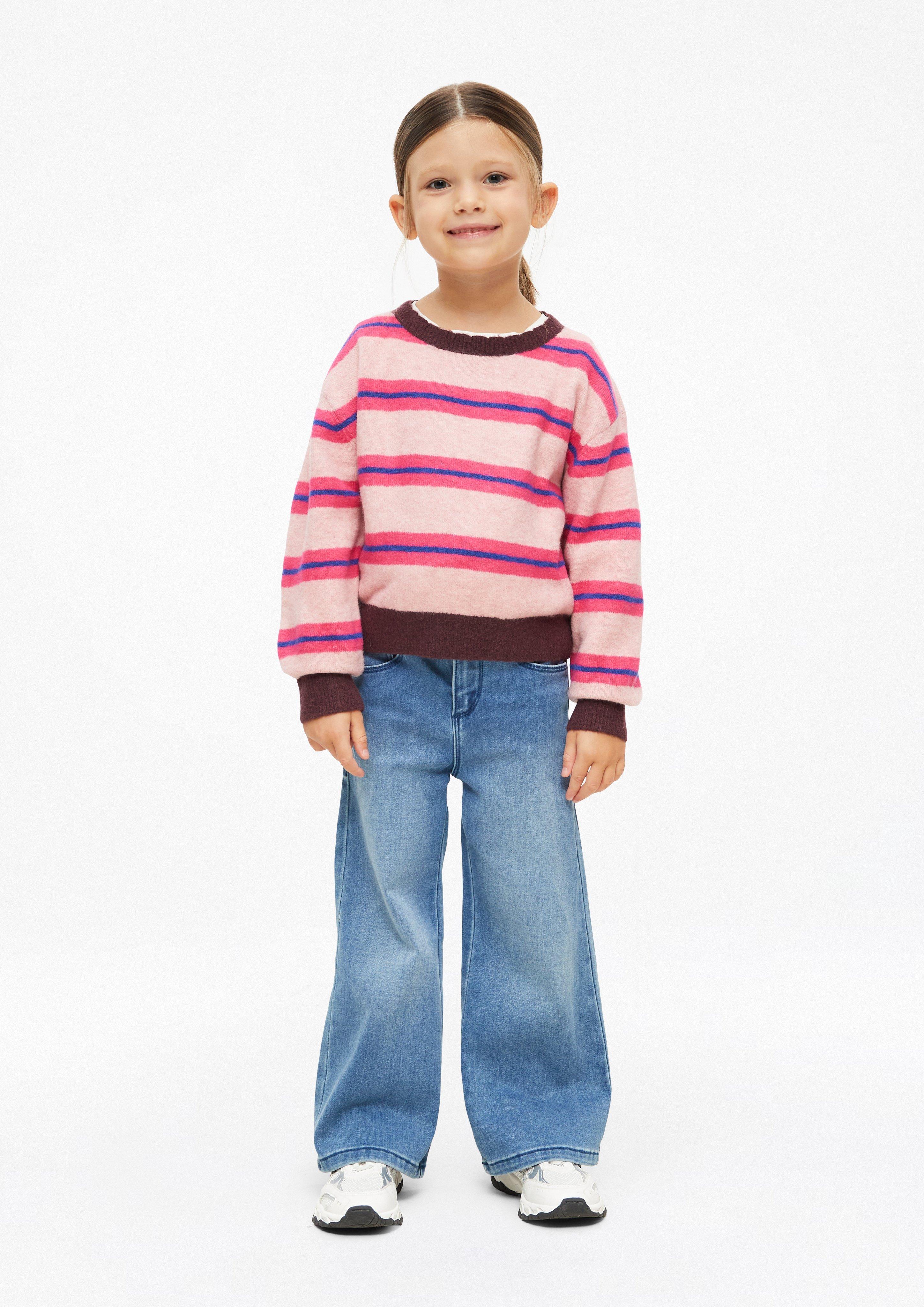 Junior Pull en maille douillette à la coupe ample en rose de s.Oliver