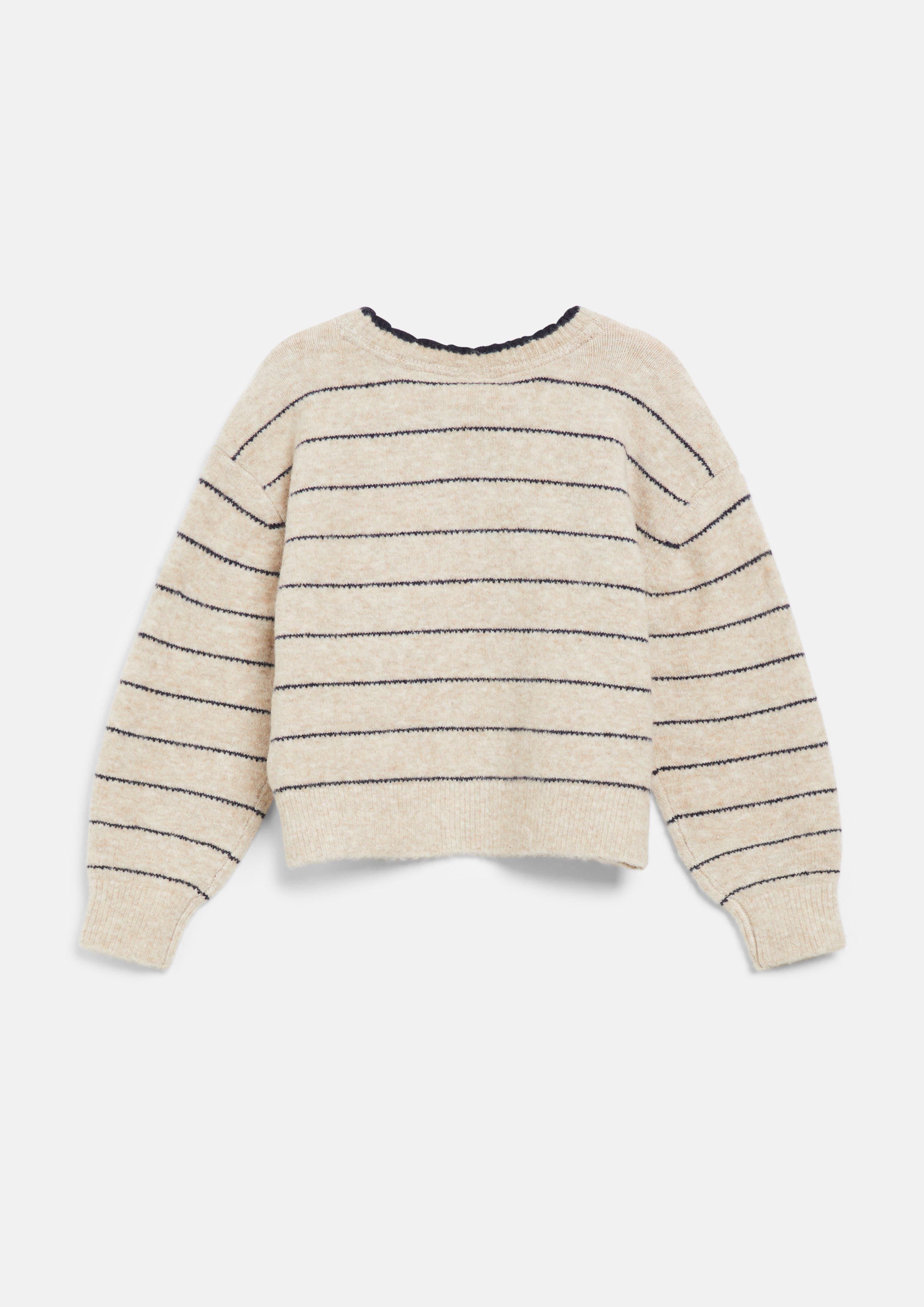 Kinder Strickpullover in beige von s.Oliver
