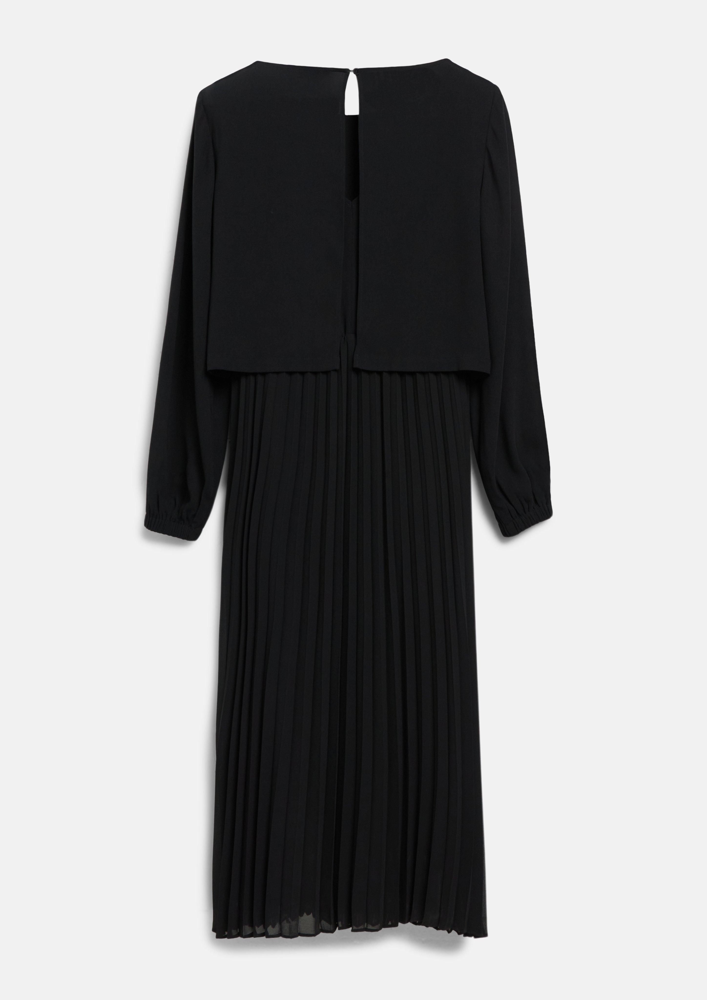 Femmes Robe en noir de s.Oliver BLACK LABEL
