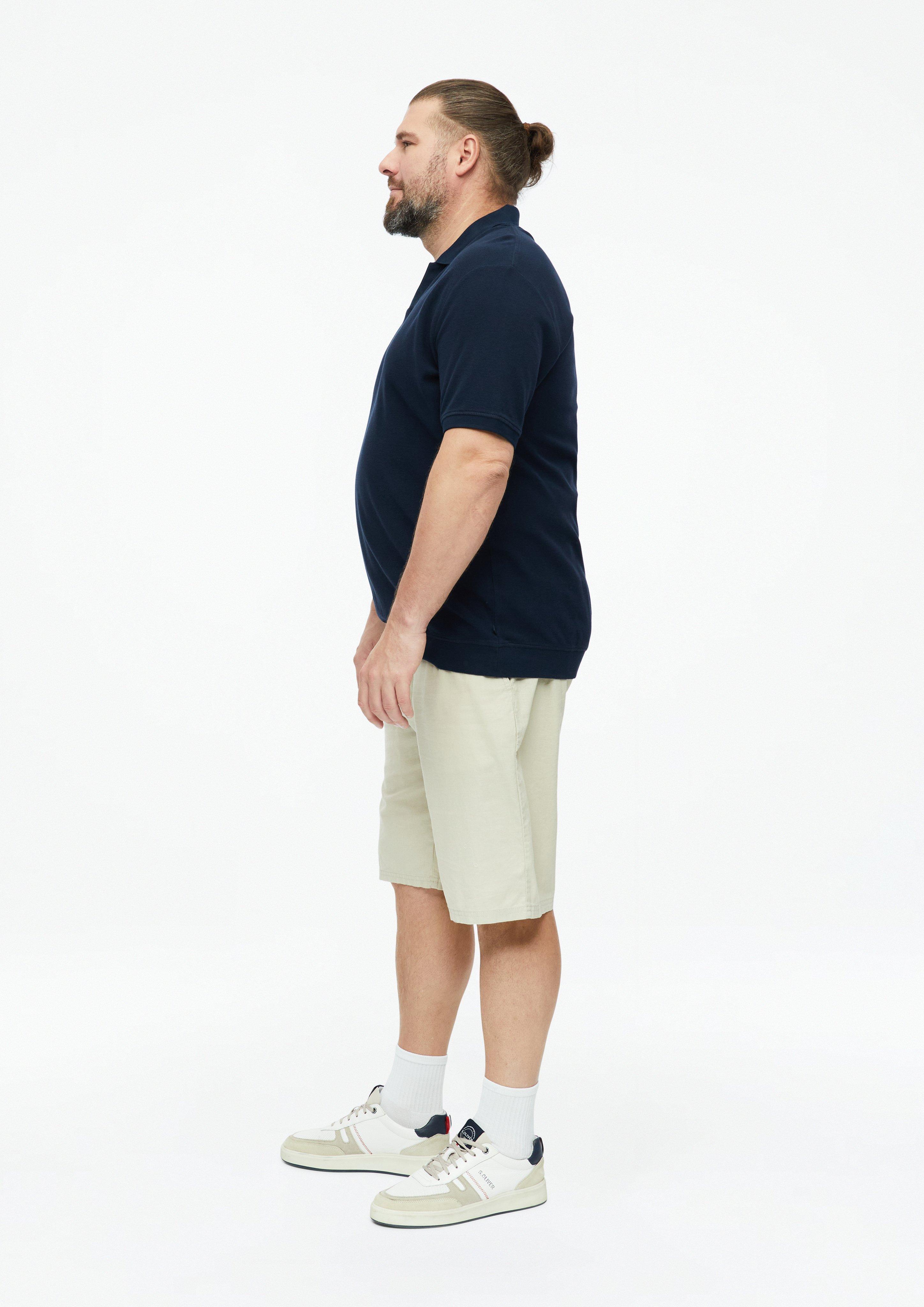 Pánové Strukturovaná polokošile s náplety v barvě modrá od s.Oliver Men Big Sizes