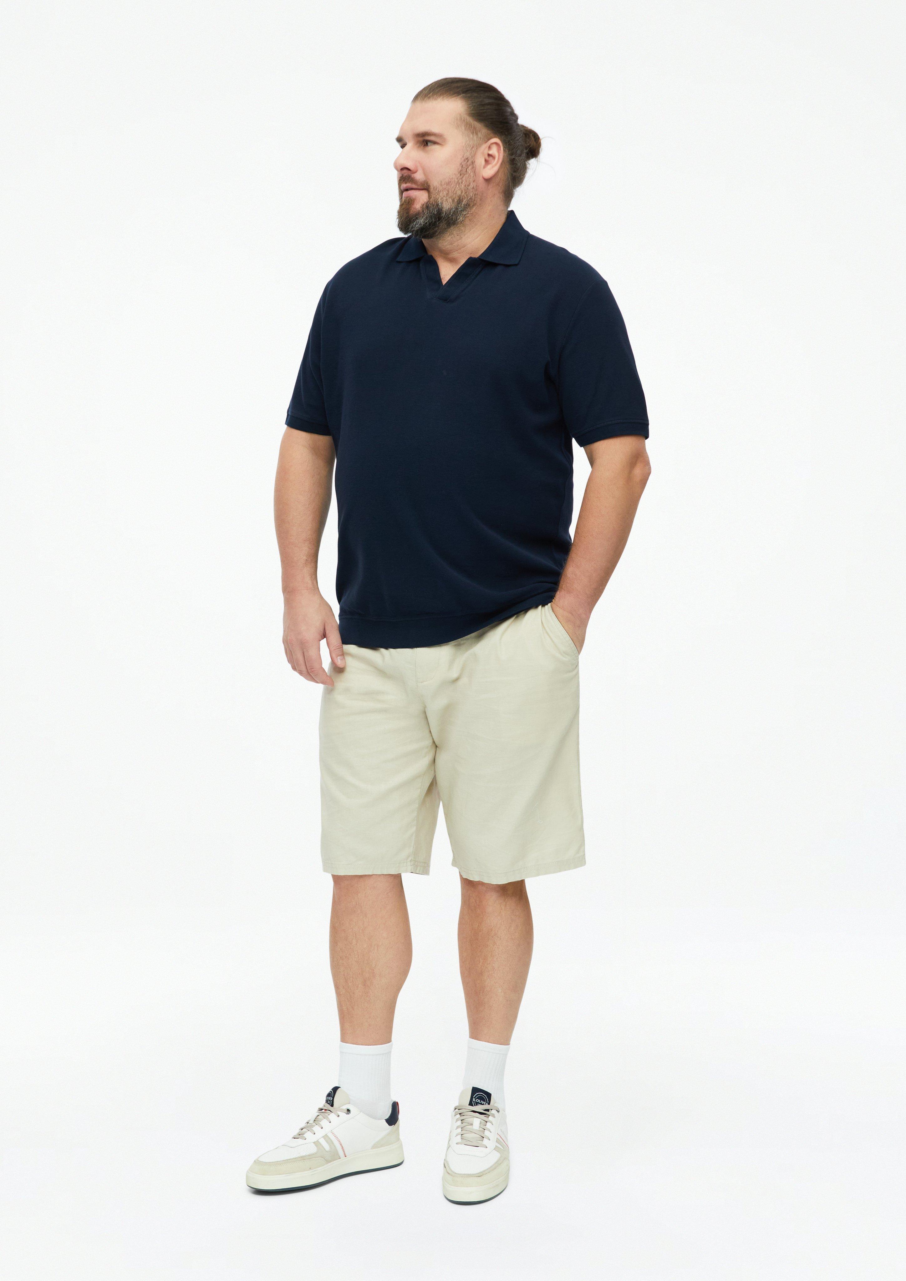 Pánové Strukturovaná polokošile s náplety v barvě modrá od s.Oliver Men Big Sizes
