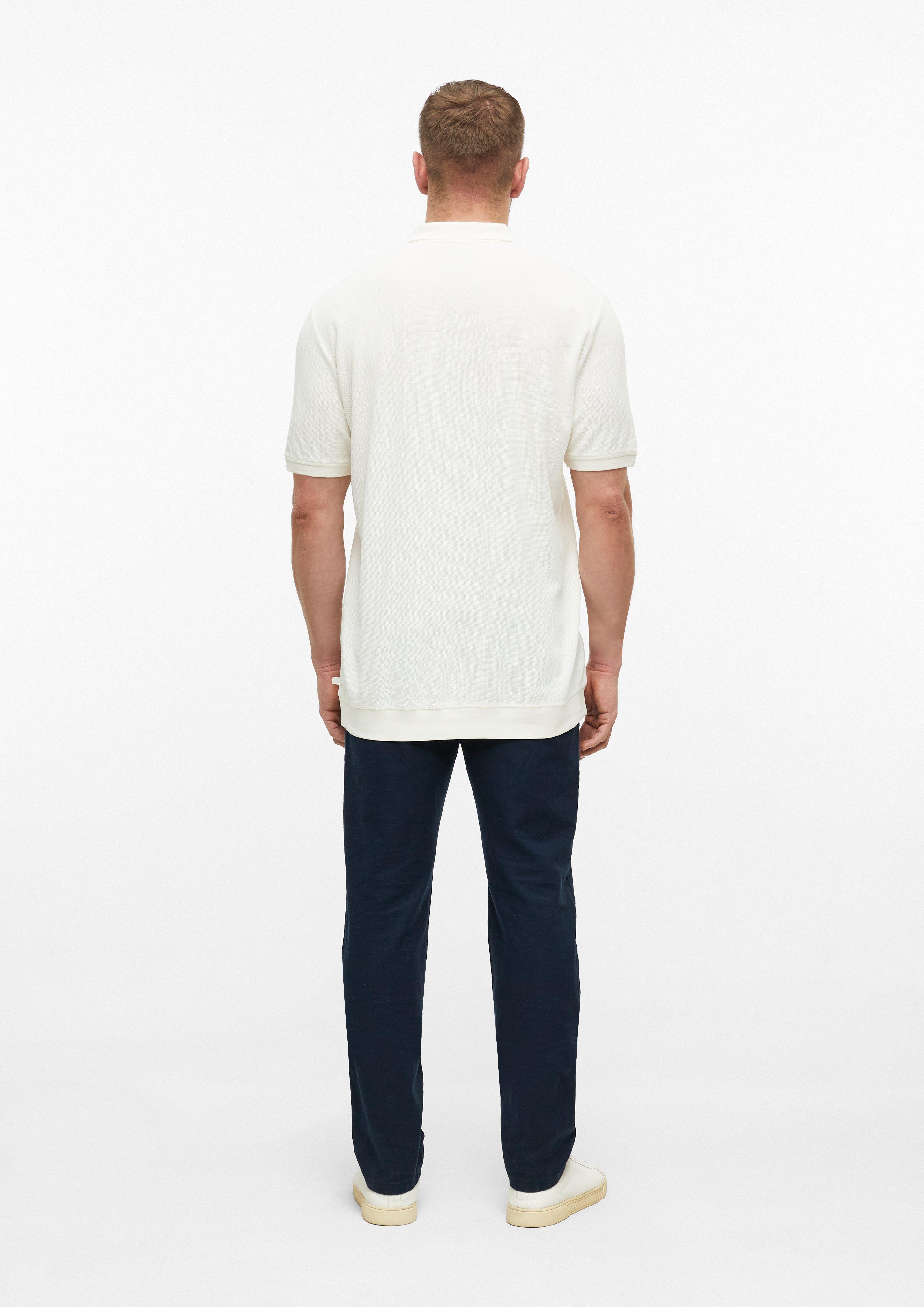 Herren Polo-Shirt in weiß von s.Oliver Men Tall Sizes