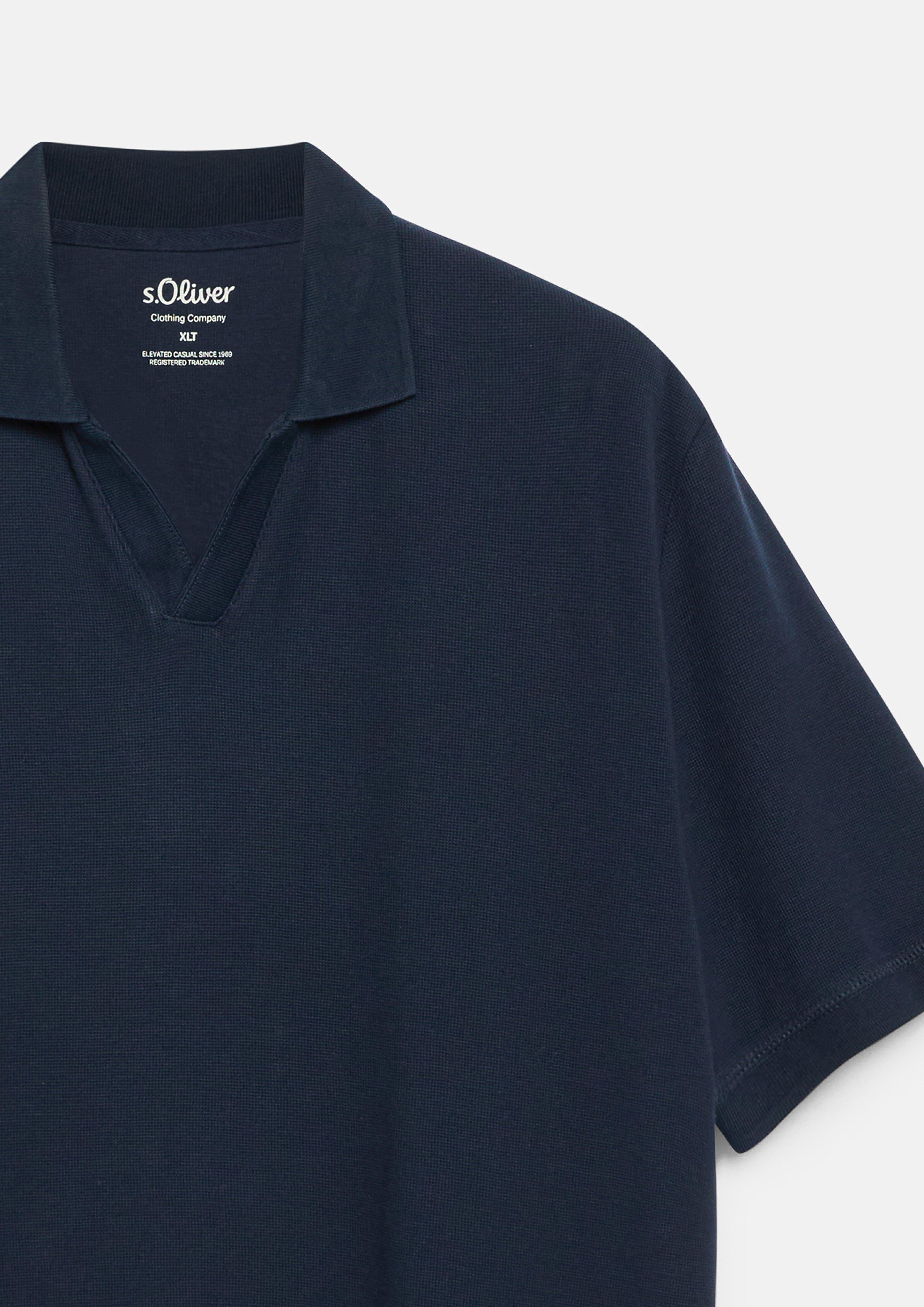 Hommes Polo en bleu de s.Oliver Men Tall Sizes
