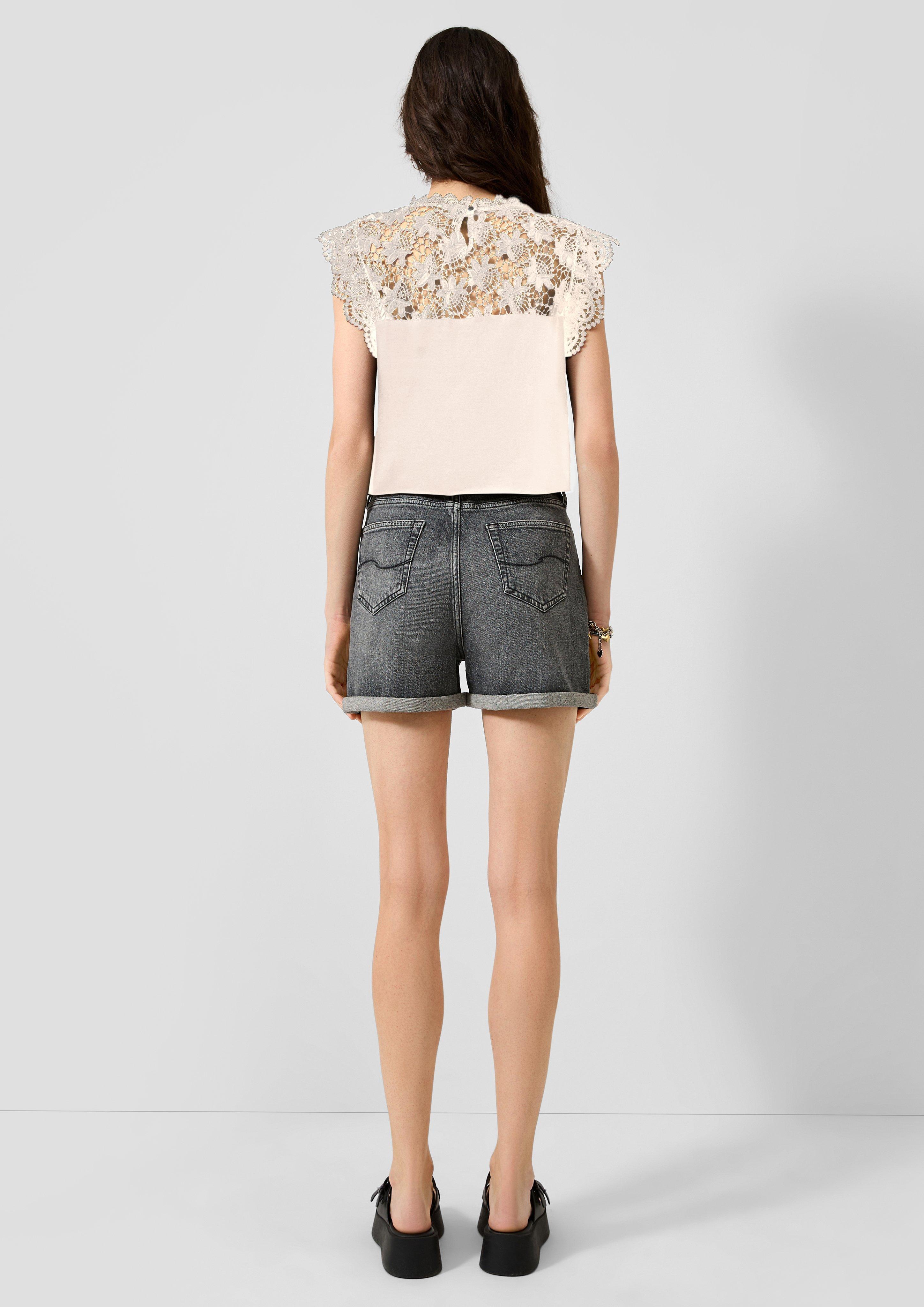 Women T-Shirt in beige by QS