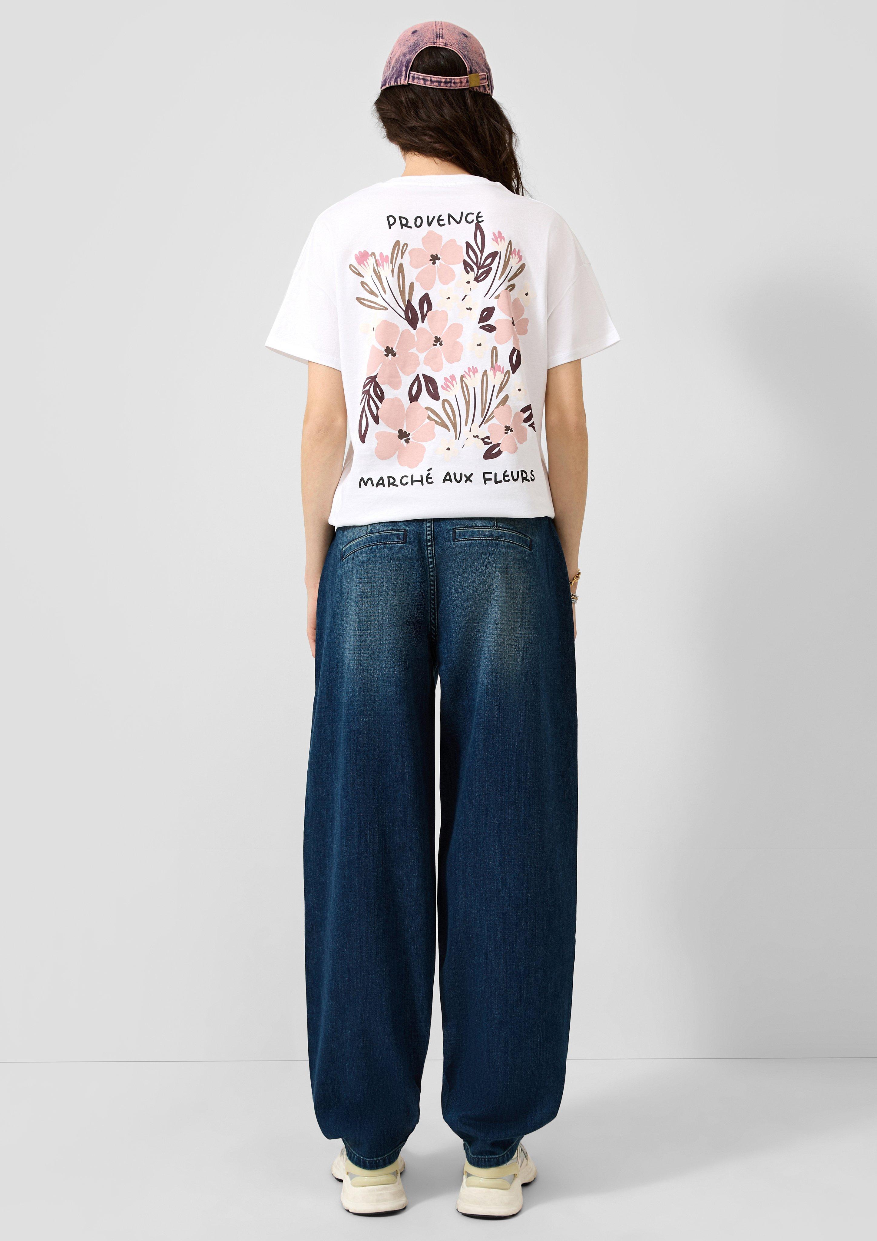 Women T-Shirt in white by QS