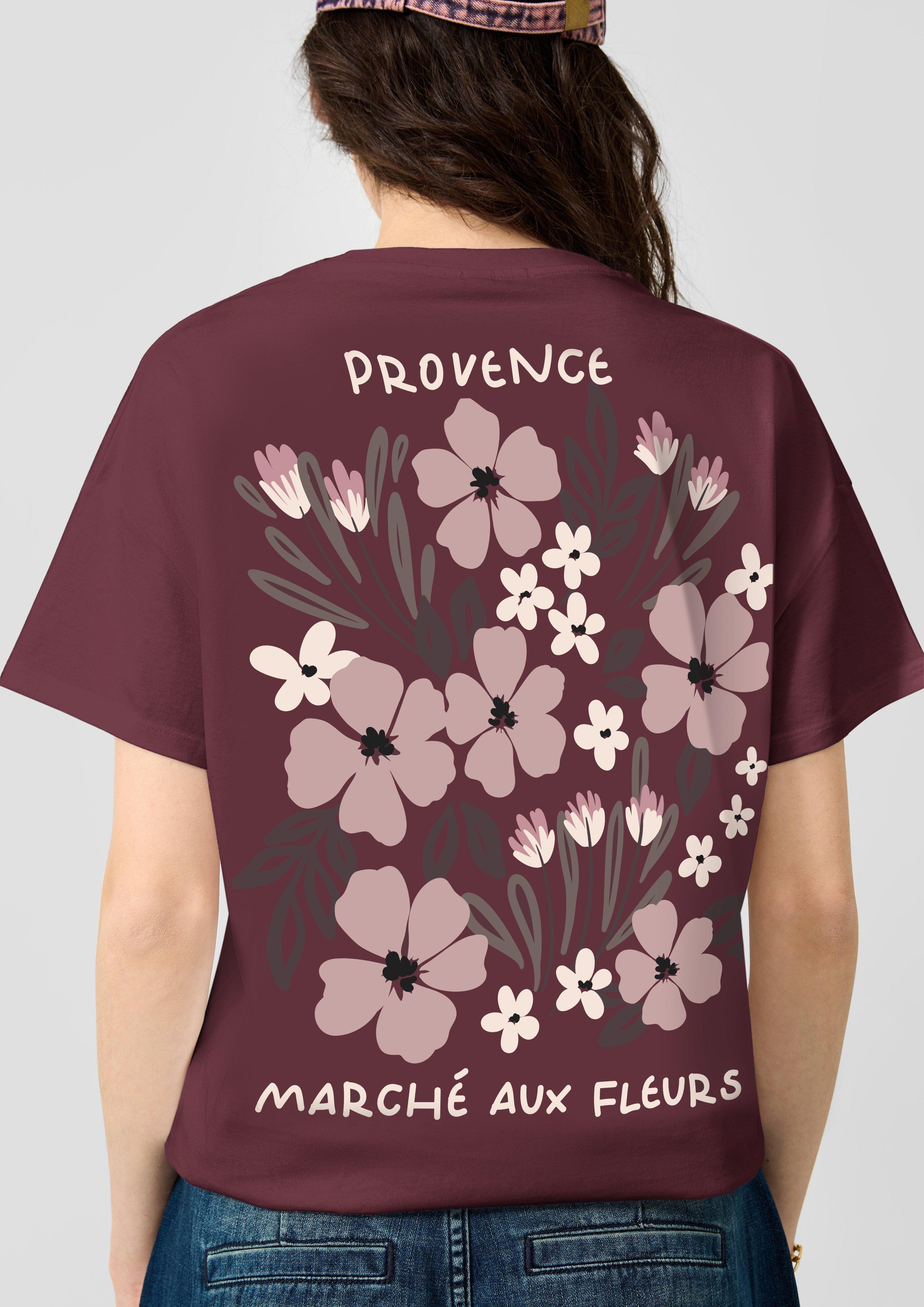 Women T-Shirt in red by QS