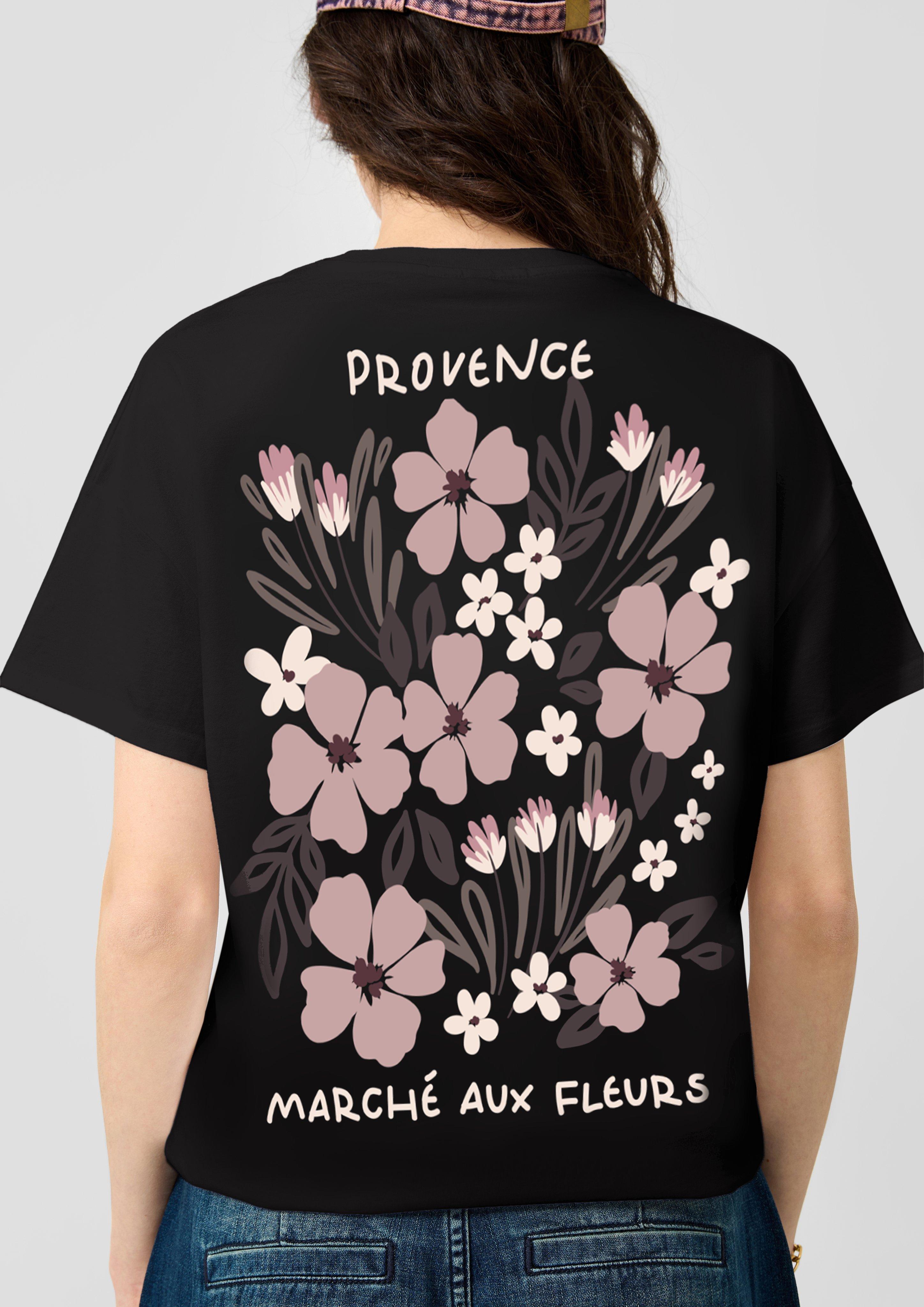 Women T-Shirt in black by QS